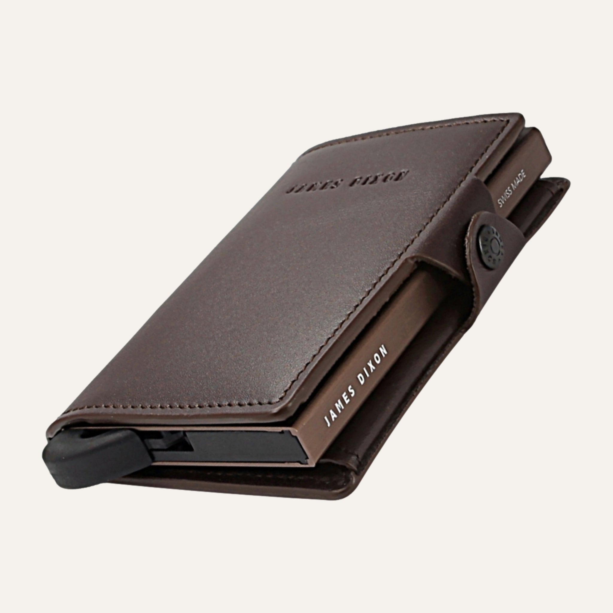 Dark Brown Cacao - One - Coin Pocket - Snap - Wallet