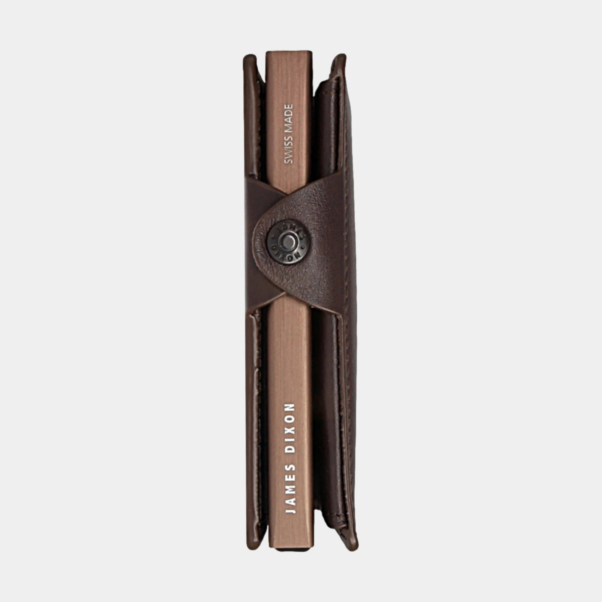 Dark Brown - One - Monedero - Botón - Cartera