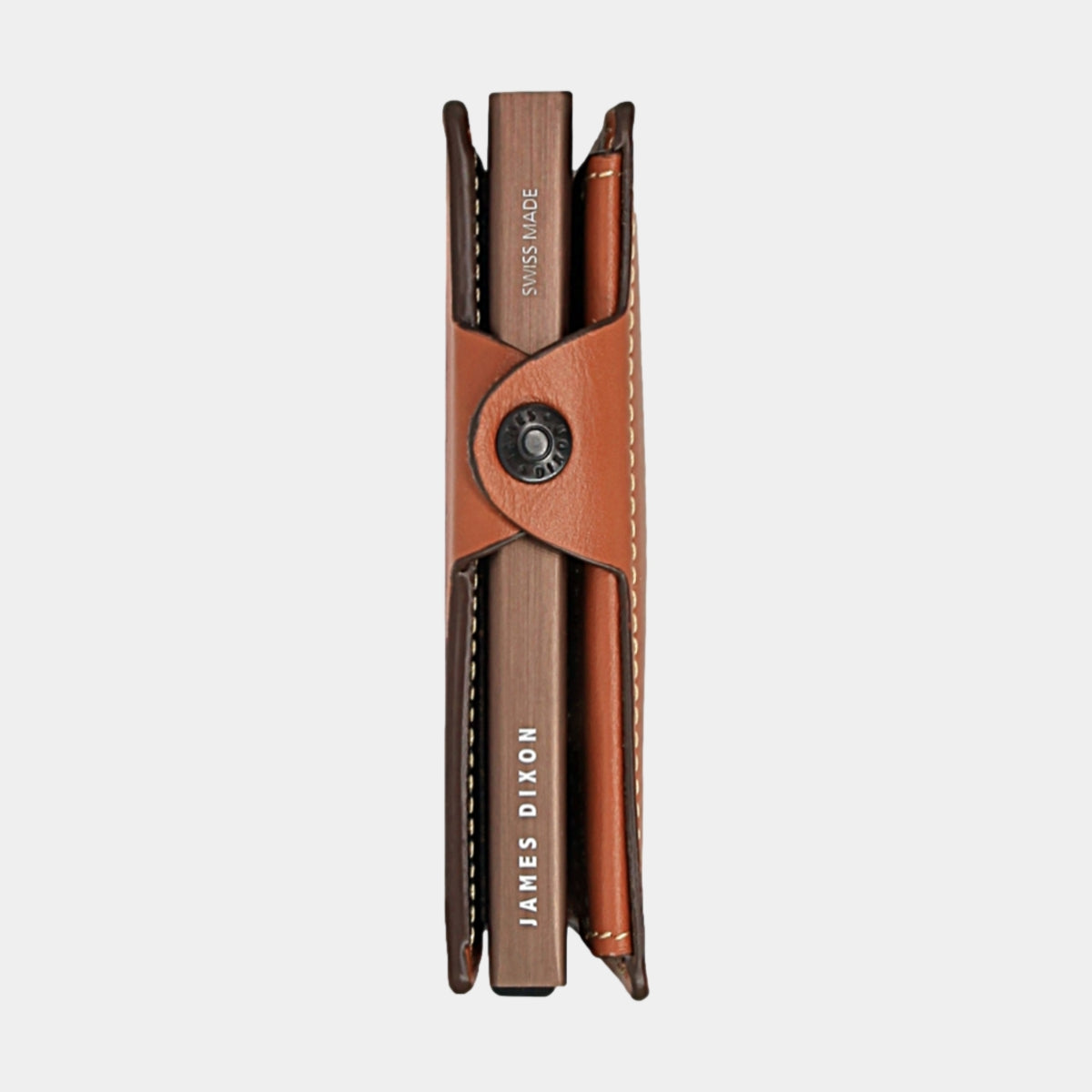 Light Brown Caramel - One - Coin Pocket - Snap - Wallet
