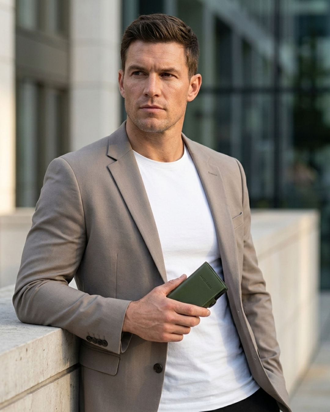 Green - One - Coin Pocket - Snap - Wallet