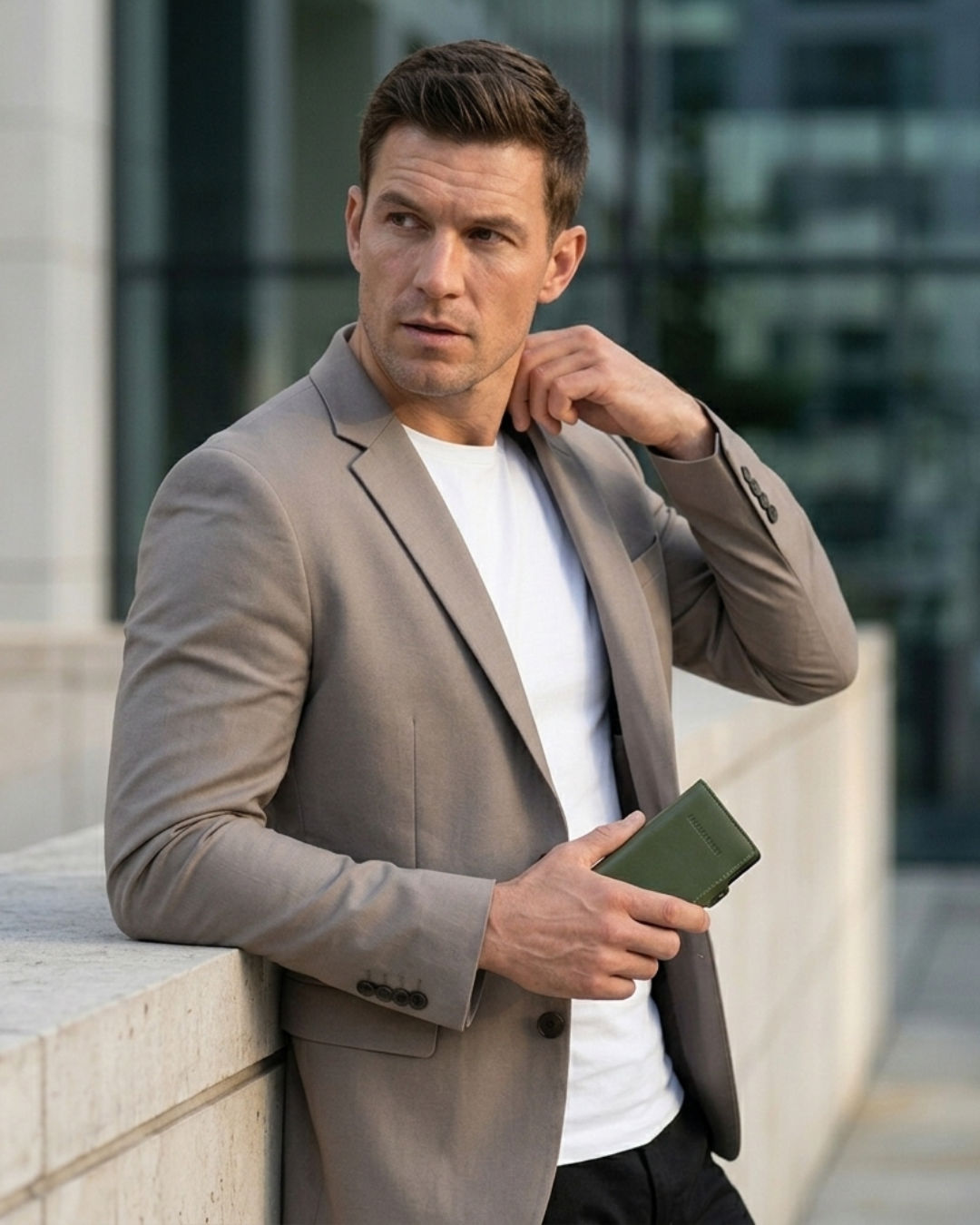 Green - One - Coin Pocket - Snap - Wallet