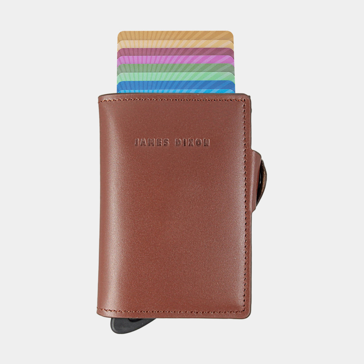 Brown Havana - One - Coin Pocket - Snap - Wallet