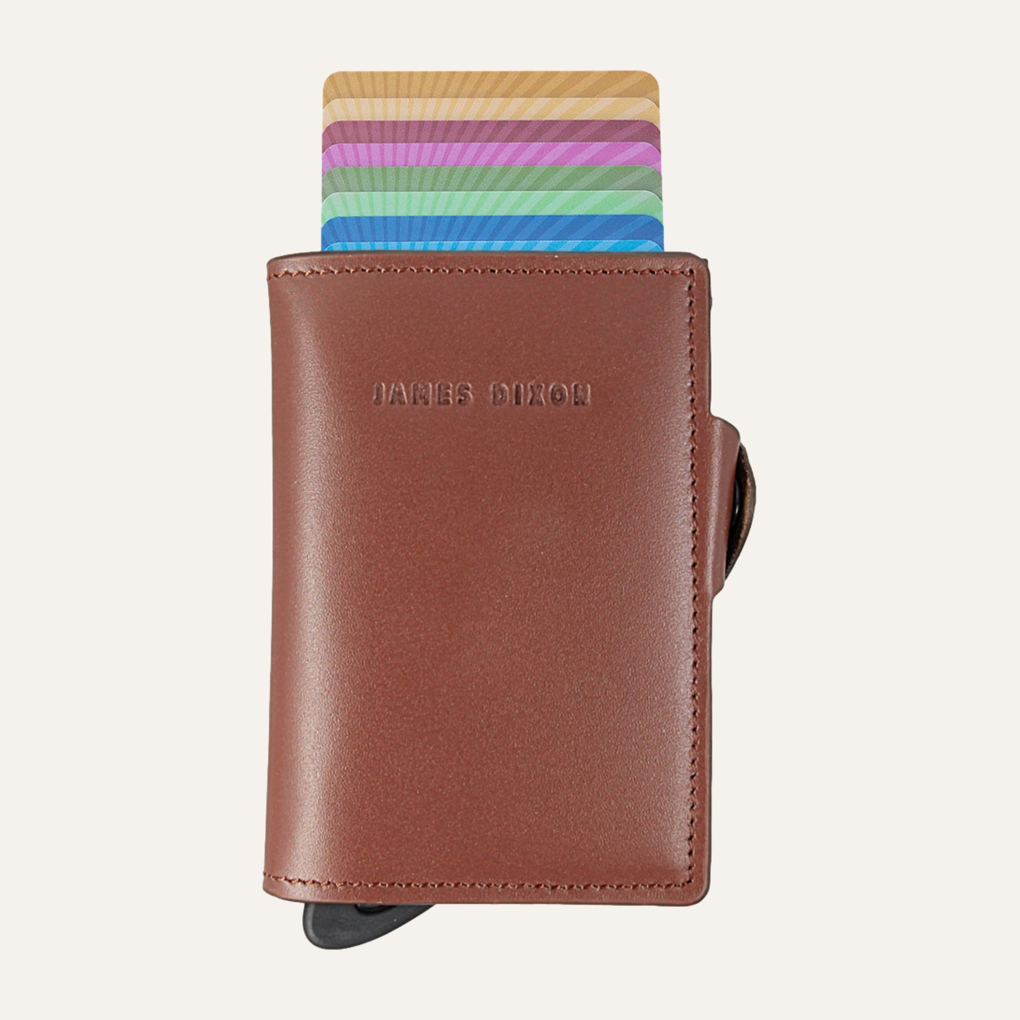 Brown Havana - One - Coin Pocket - Snap - Wallet