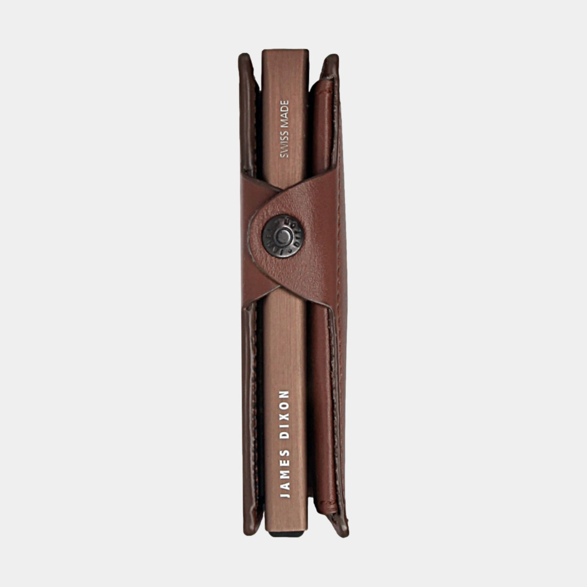 Brown Havana - One - Coin Pocket - Snap - Wallet