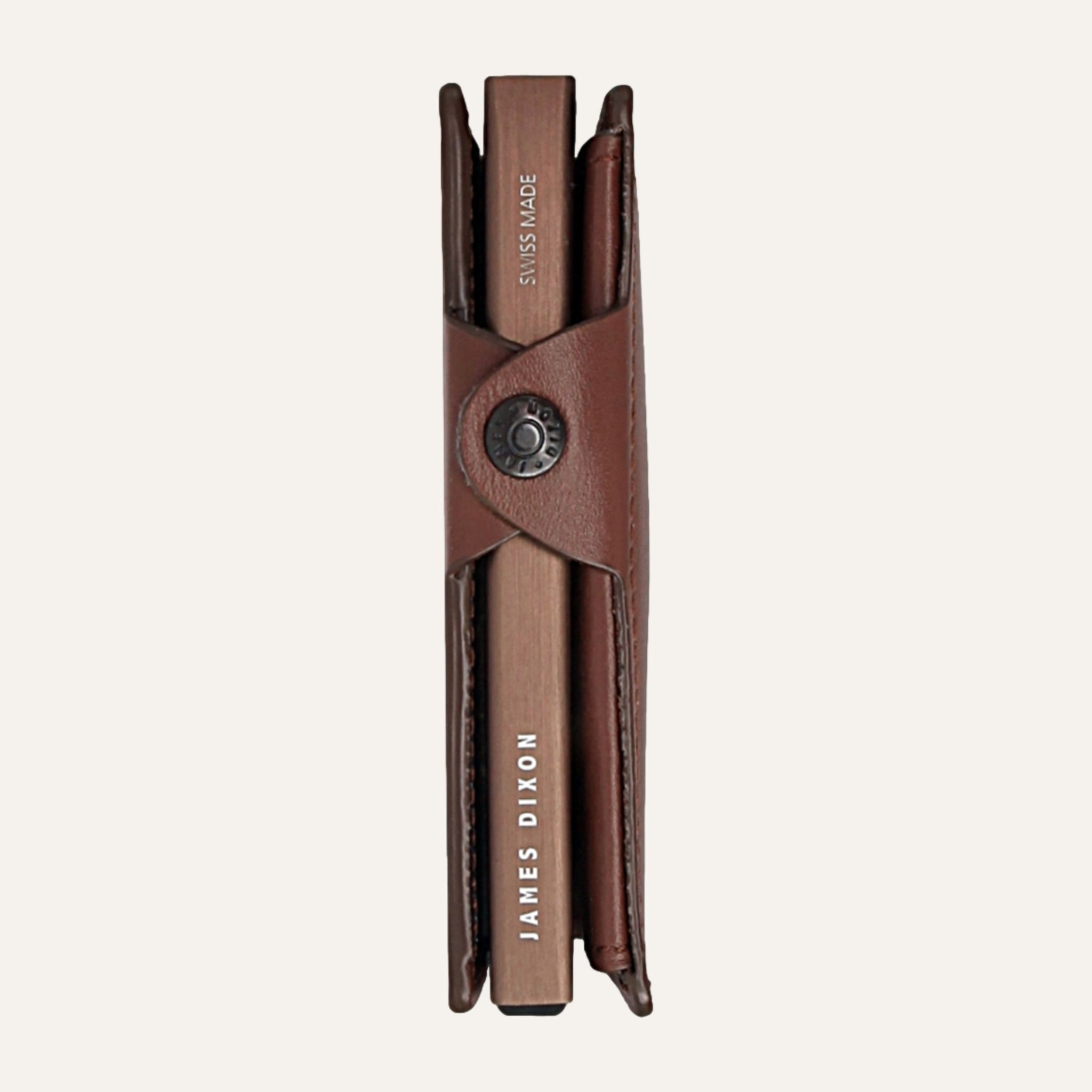 Brown Havana - One - Coin Pocket - Snap - Wallet
