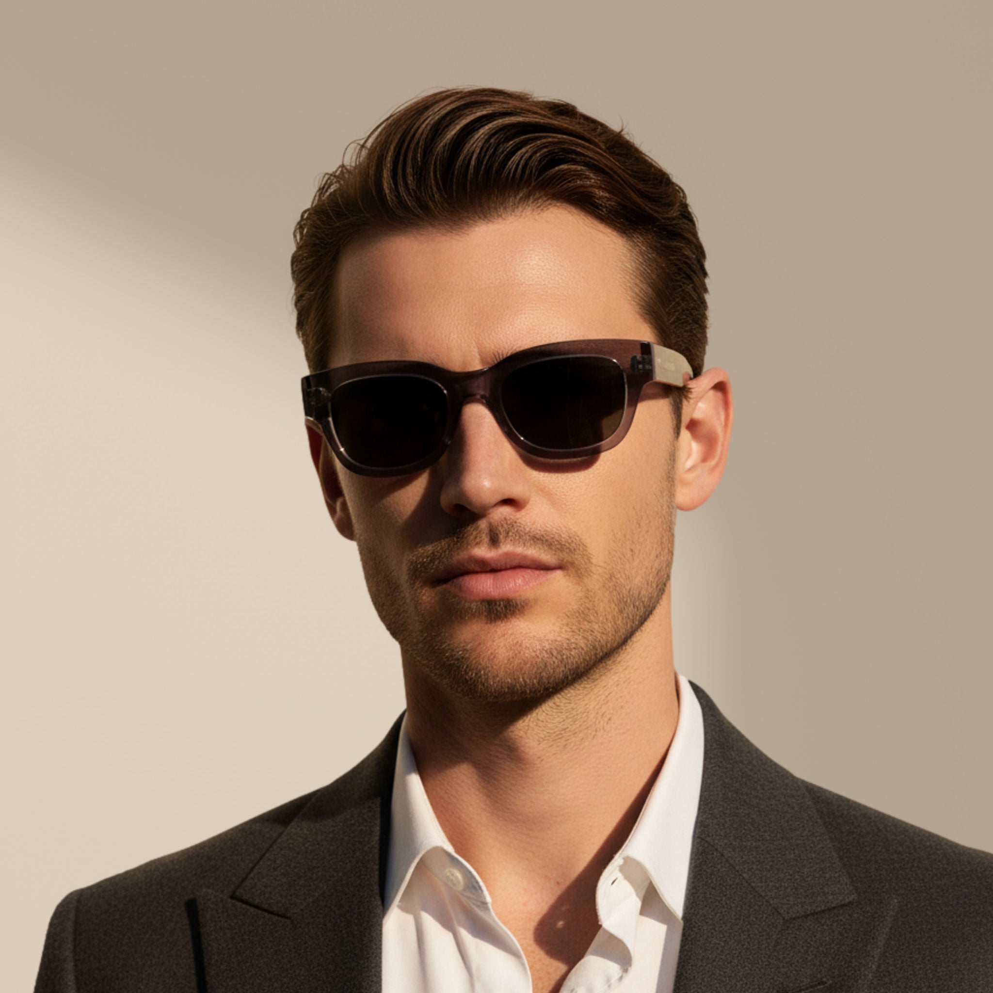 Morado/Gris – Lennox – Cuadradas – Acetato – Gafas de sol