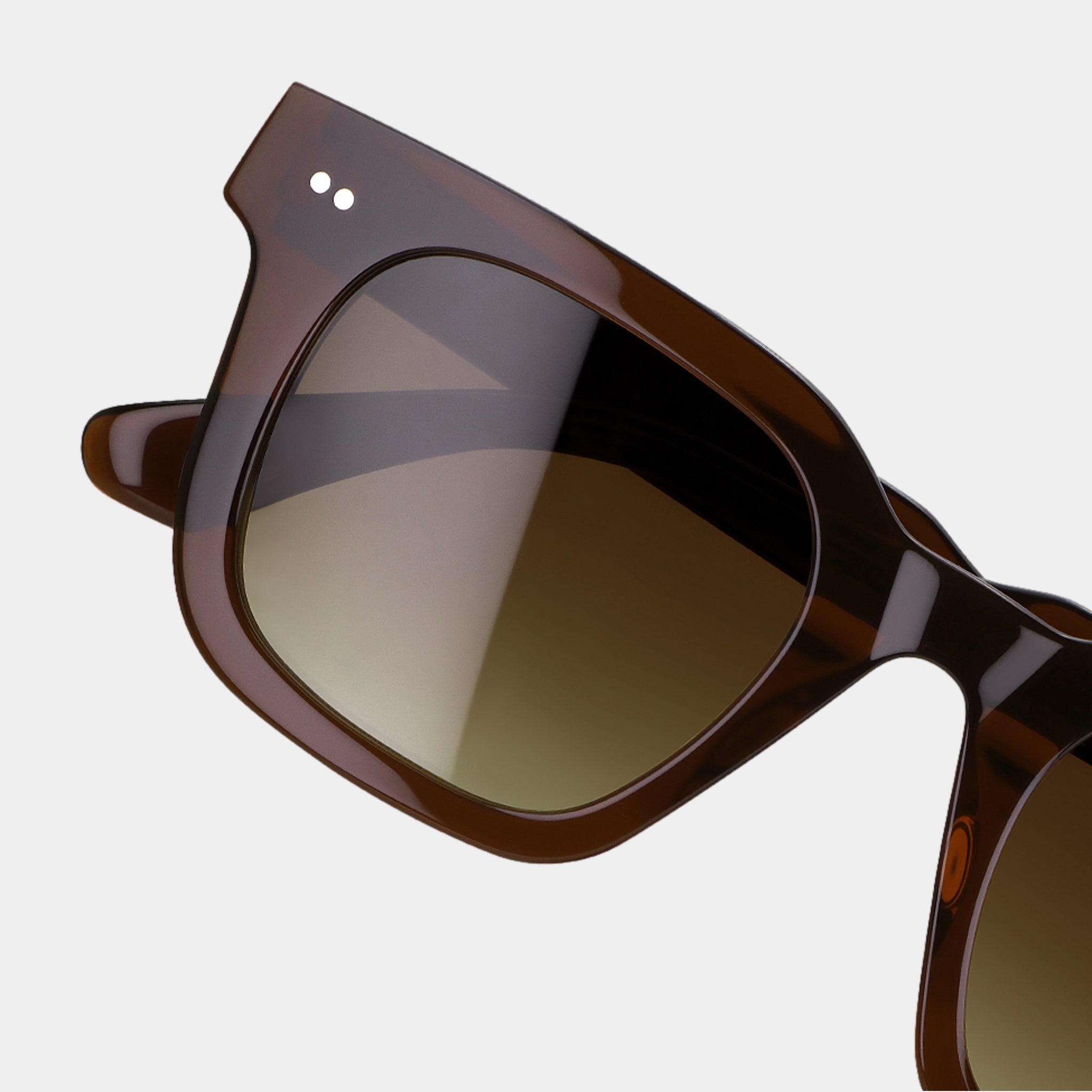 Marrone/Gradiente Marrone – Milton – Squadrata – Acetato – Occhiali da sole
