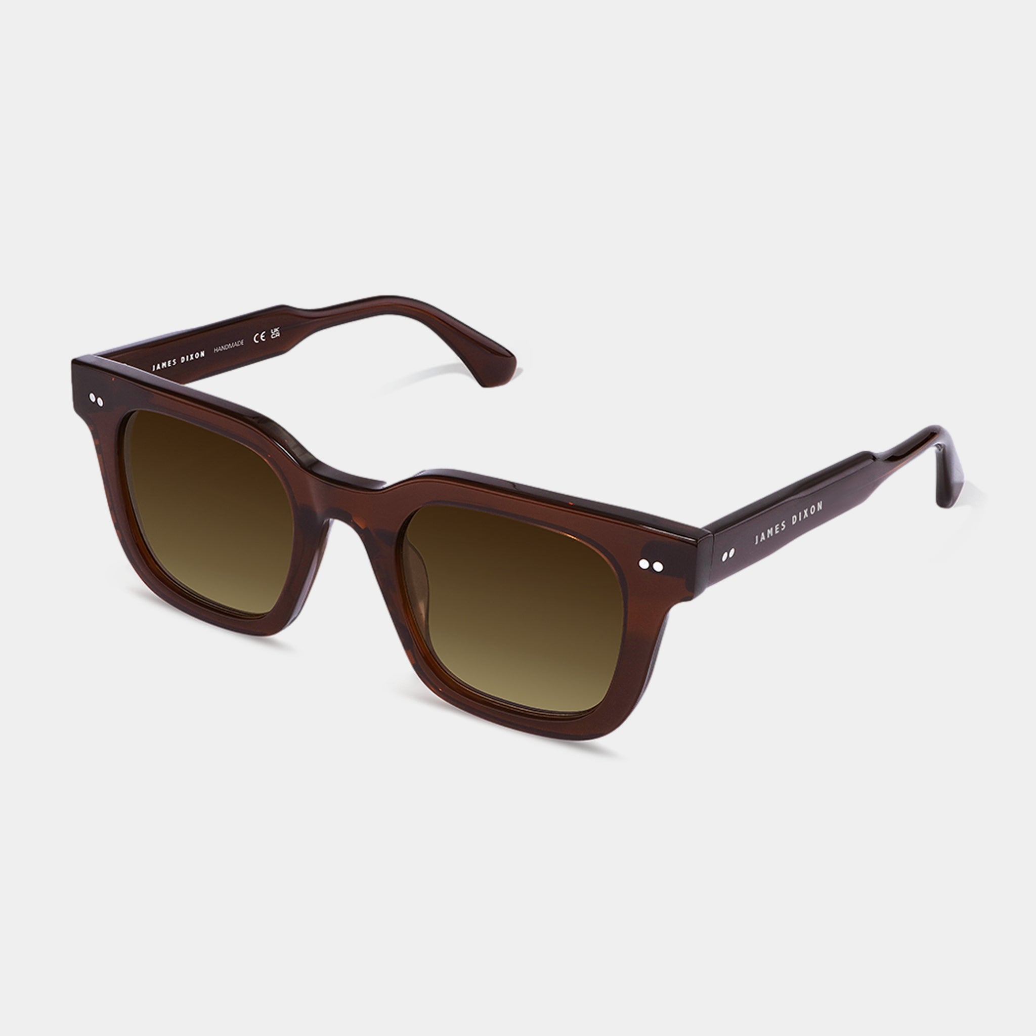 Marrone/Gradiente Marrone – Milton – Squadrata – Acetato – Occhiali da sole