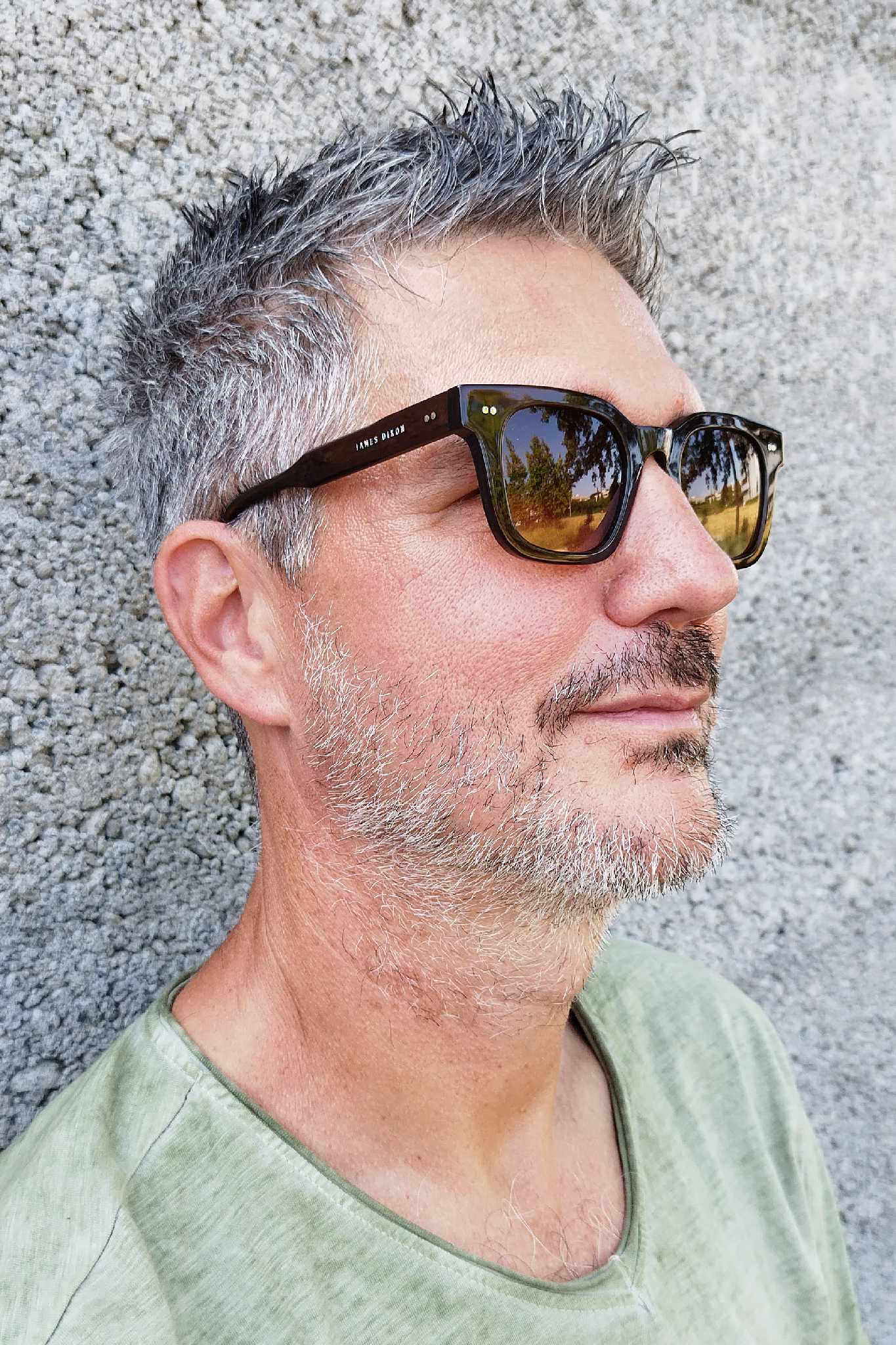 Marrone/Gradiente Marrone – Milton – Squadrata – Acetato – Occhiali da sole