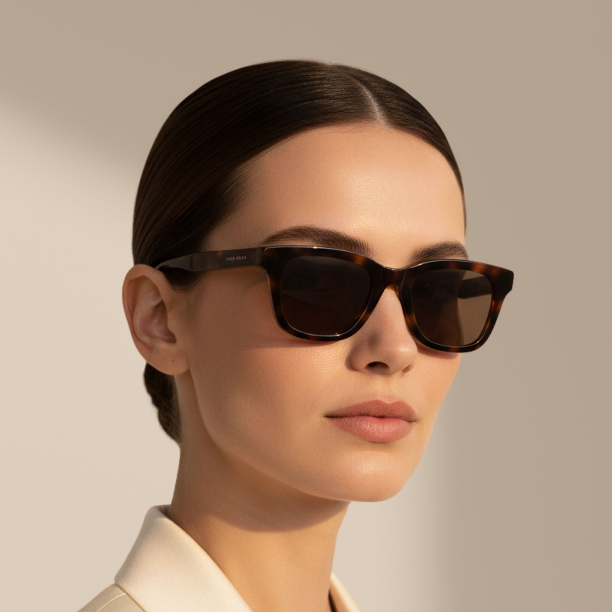 Tartarugato/Marrone – Everett – Quadrata – Acetato – Occhiali da sole