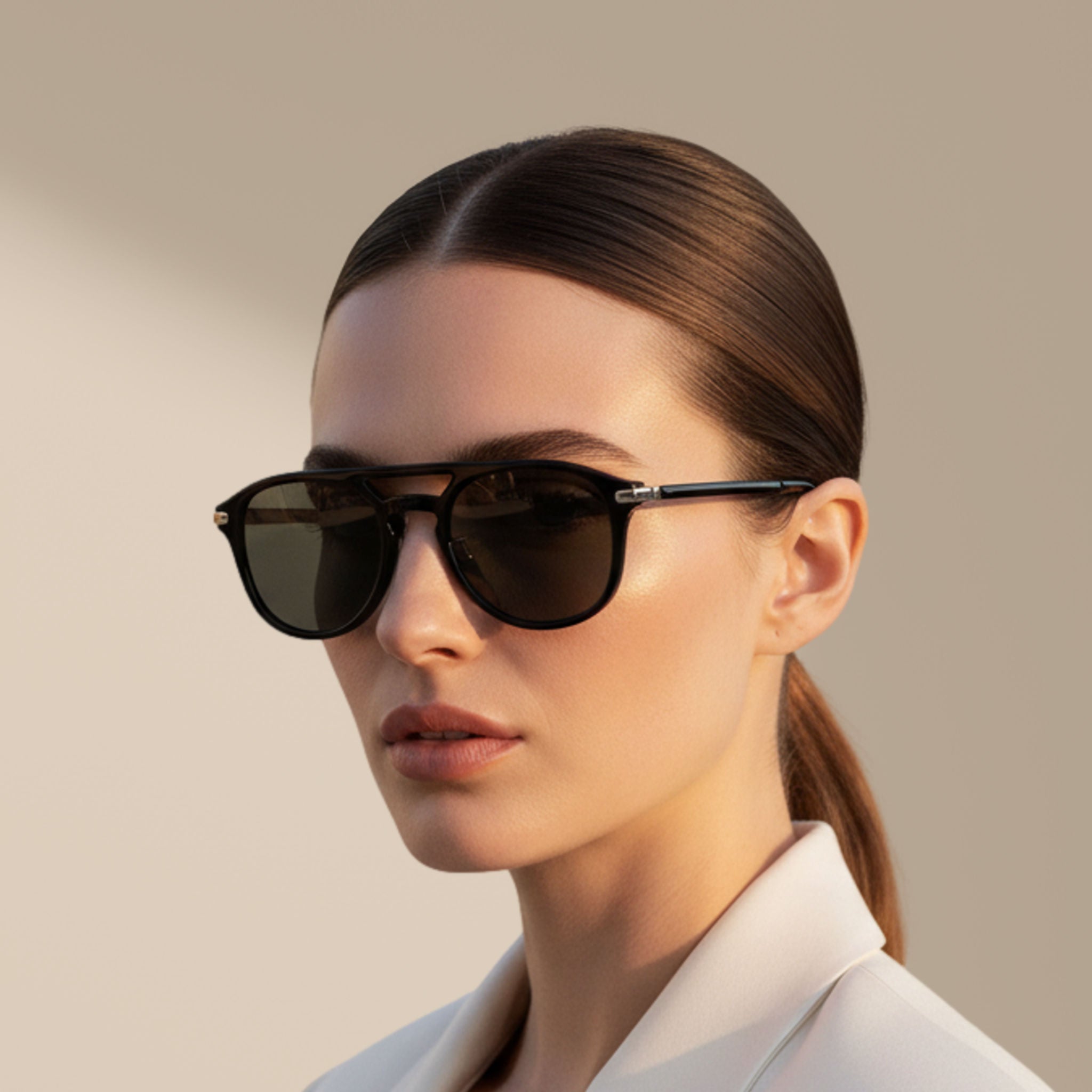 Negro/Gris – Redfort – Aviador – Acetato – Gafas de sol