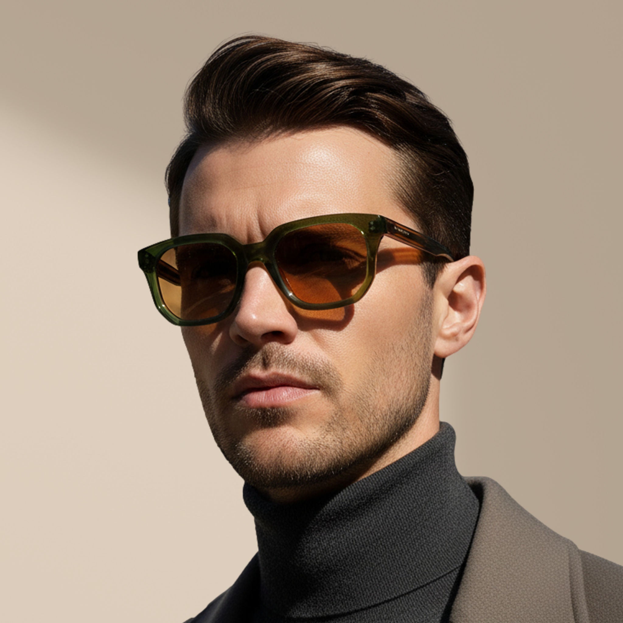 Verde/Naranja – Brixton – Poligonal – Acetato – Gafas de sol