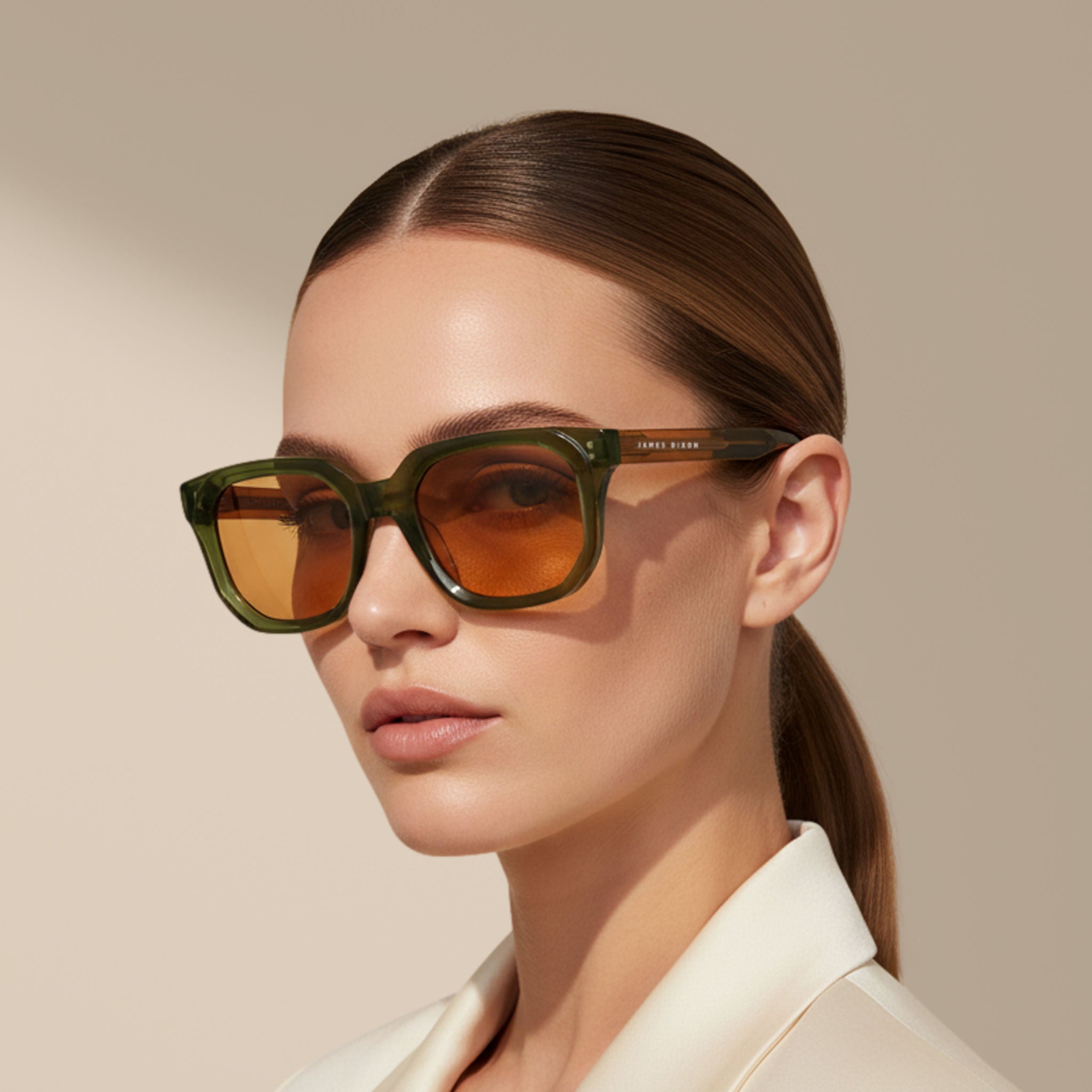 Verde/Naranja – Brixton – Poligonal – Acetato – Gafas de sol