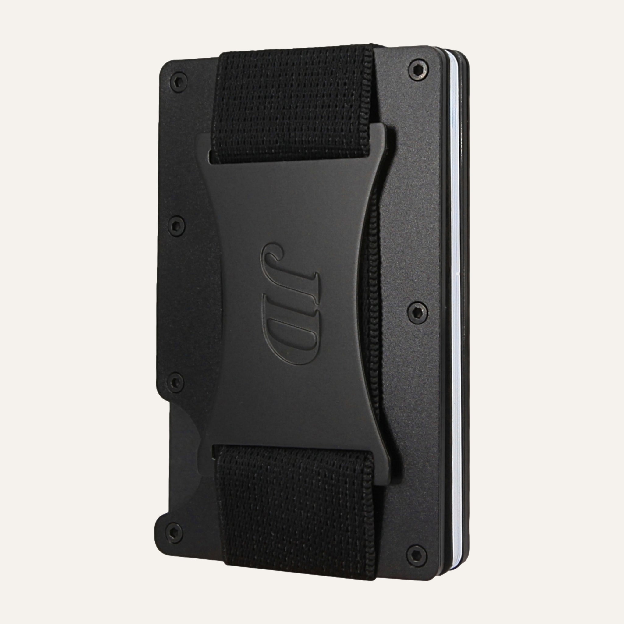 Black - Aluminium - Cash Strap - Wallet