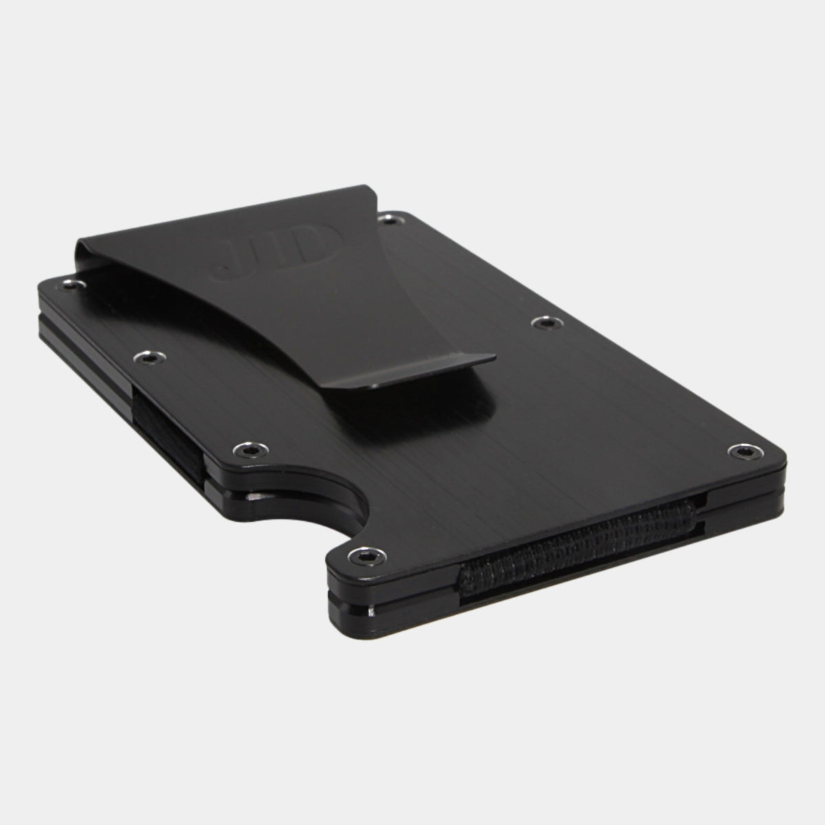 Black - Brushed Aluminium - Money Clip - Wallet