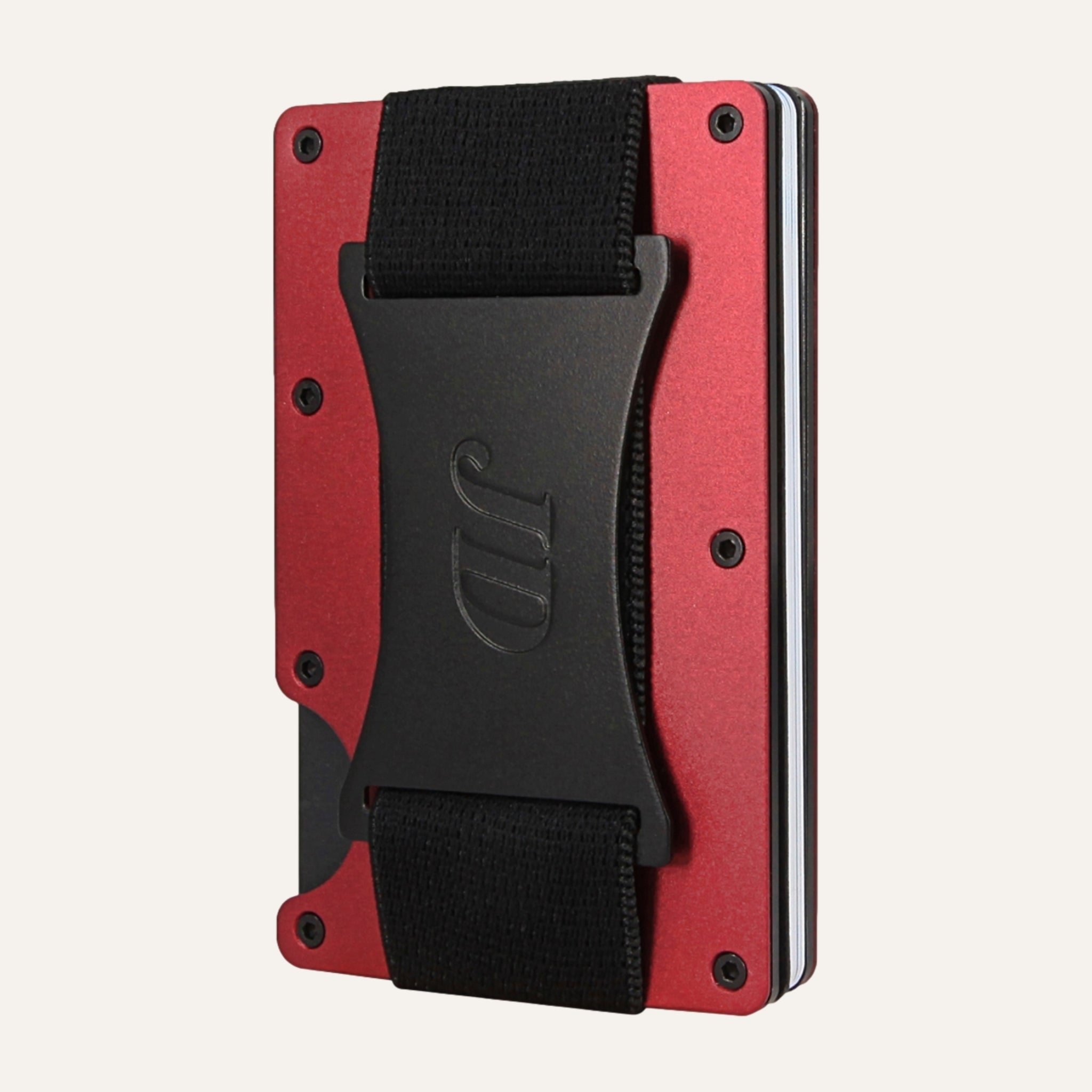 Burgundy - Aluminium - Geldband - Kartenhalter