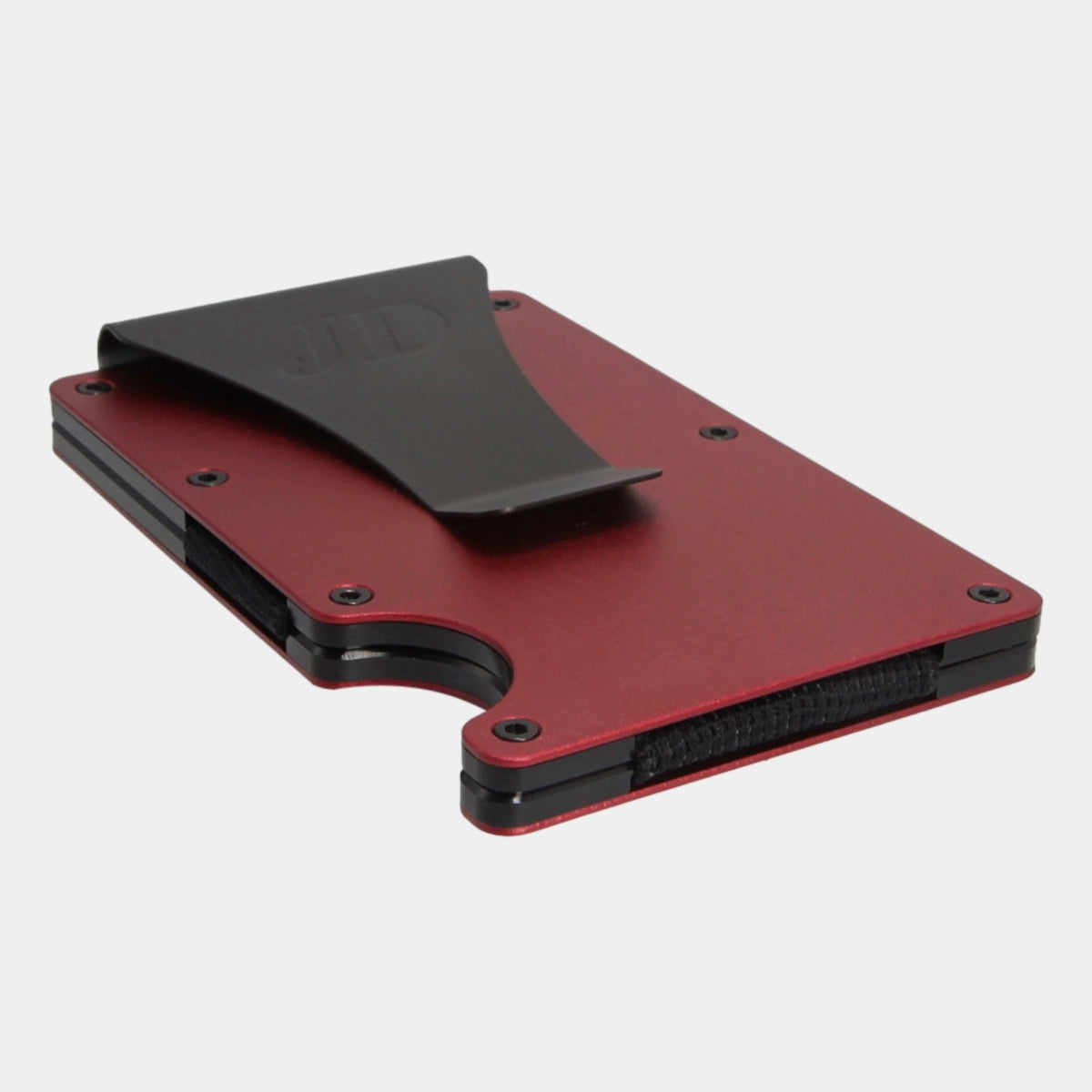 Burgundy - Aluminium - Money Clip - Wallet