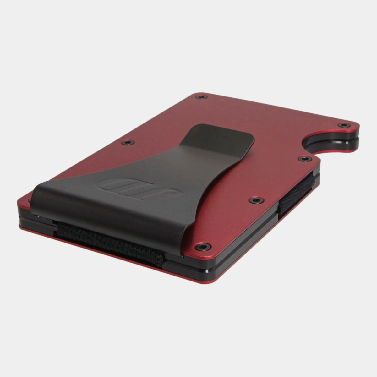 Burgundy - Aluminium - Money Clip - Wallet