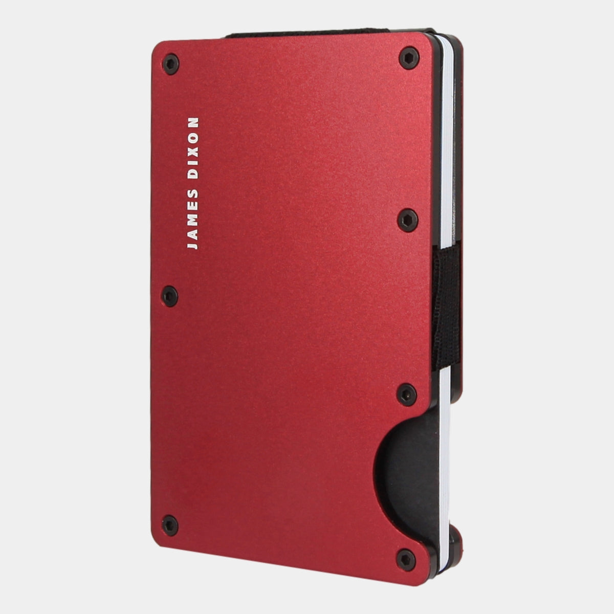 Burgundy - Aluminium - Money Clip - Wallet