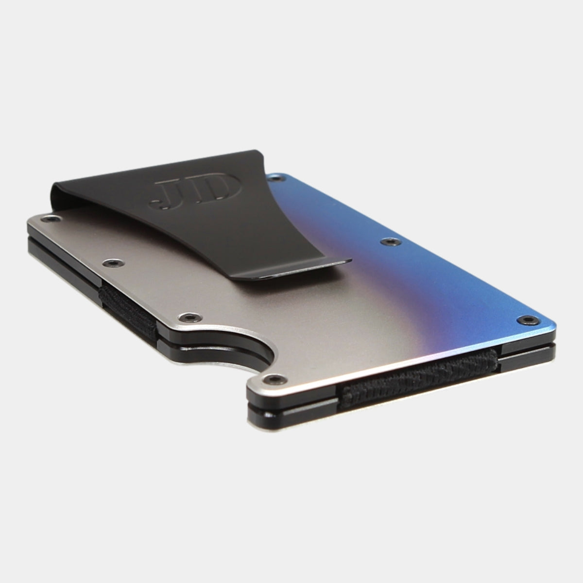 Multicolored Cosmic Burnt - Aluminium - Money Clip - Wallet