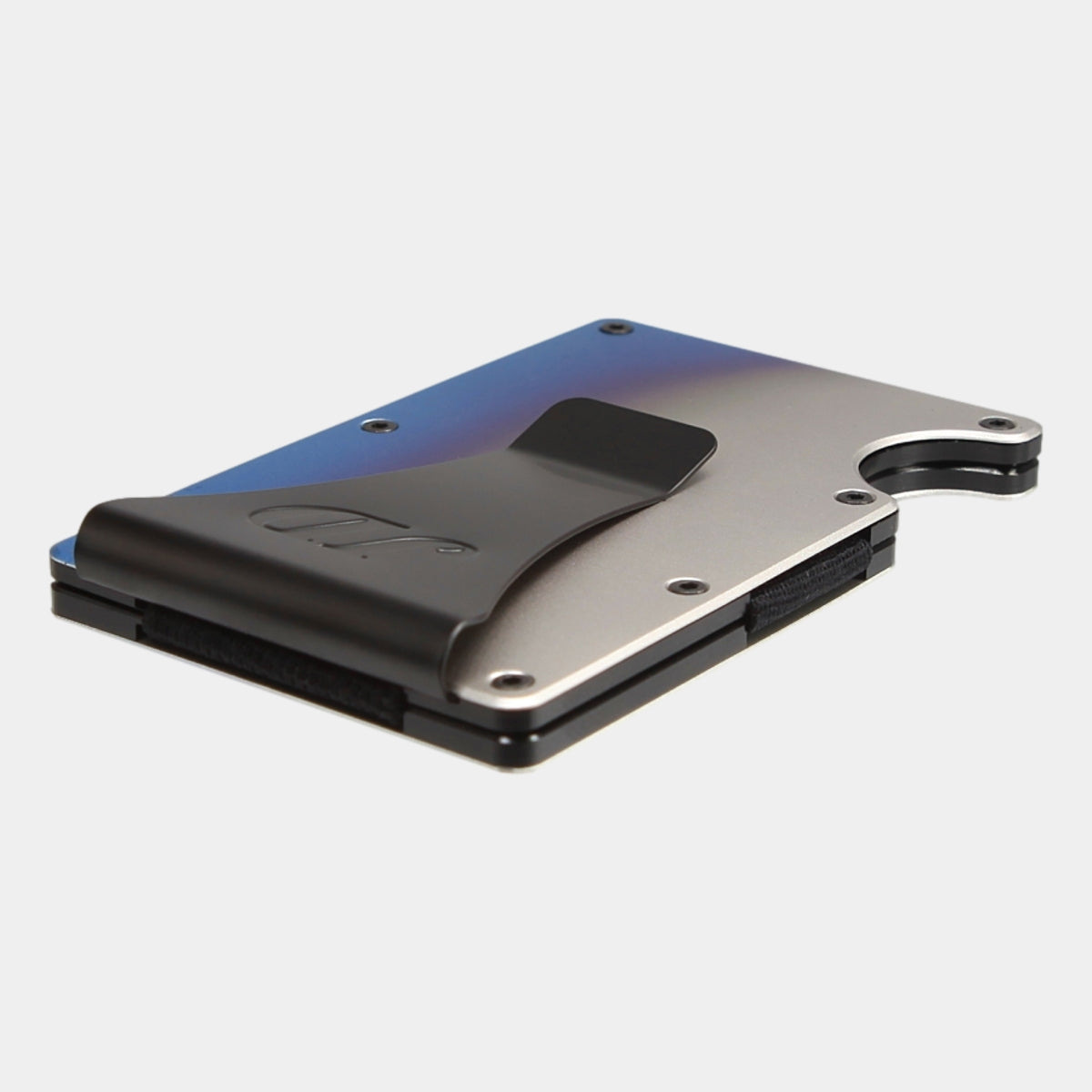 Multicolored Cosmic Burnt - Aluminium - Money Clip - Wallet