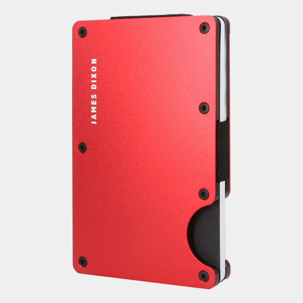 Red Crimson - Aluminium - Cash Strap - Wallet