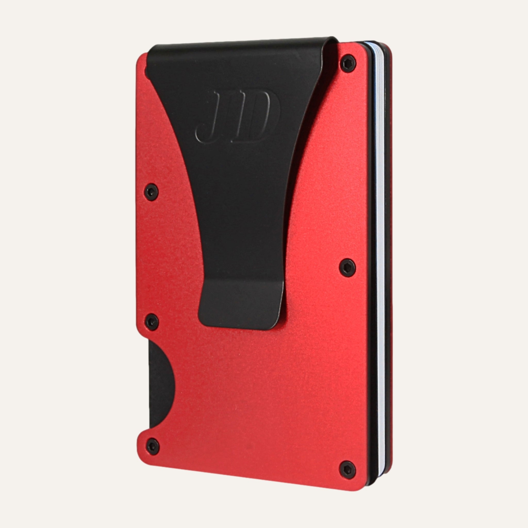 Crimson - Aluminium - Geldklammer - Kartenhalter