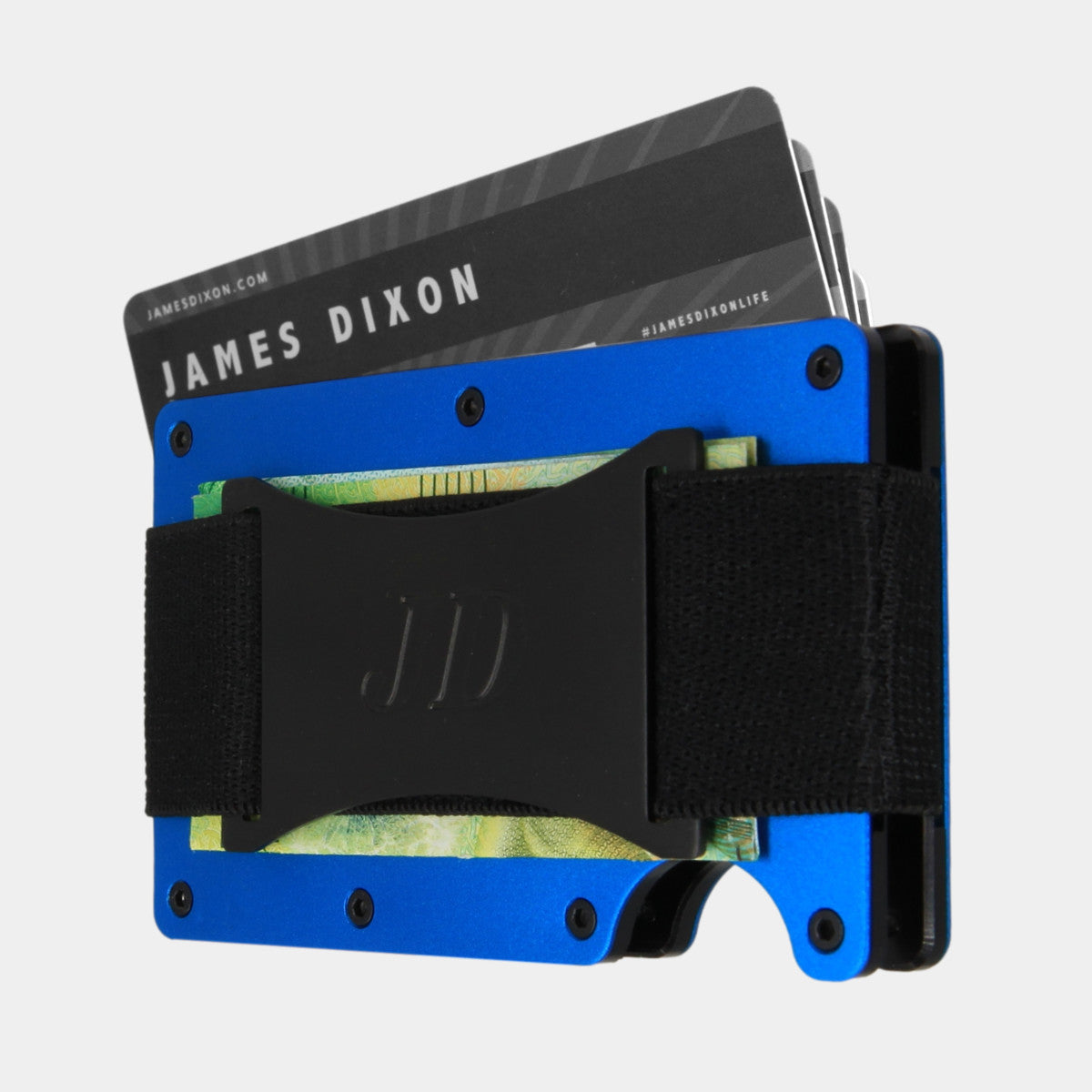 Electric Blue - Aluminium - Cash Strap - Wallet