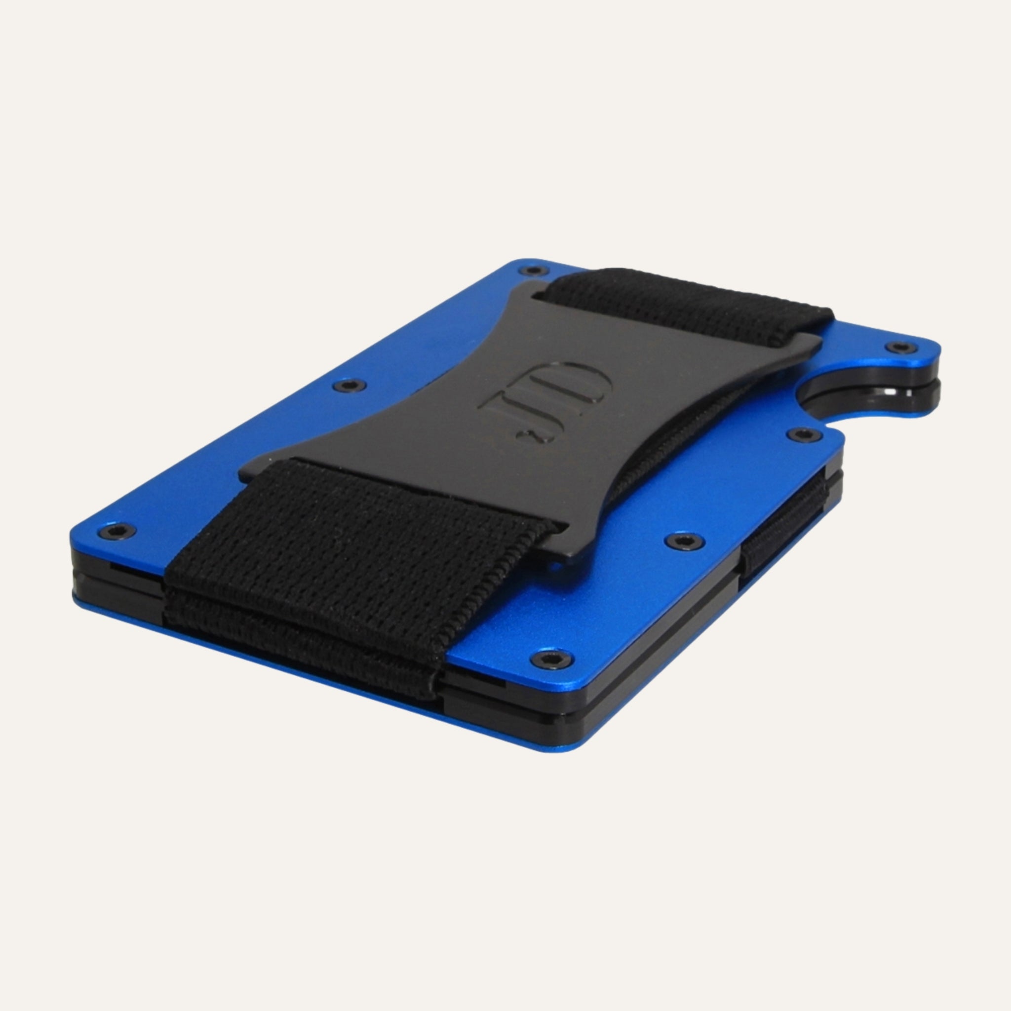 Electric Blue - Aluminium - Kontanthållare - Korthållare