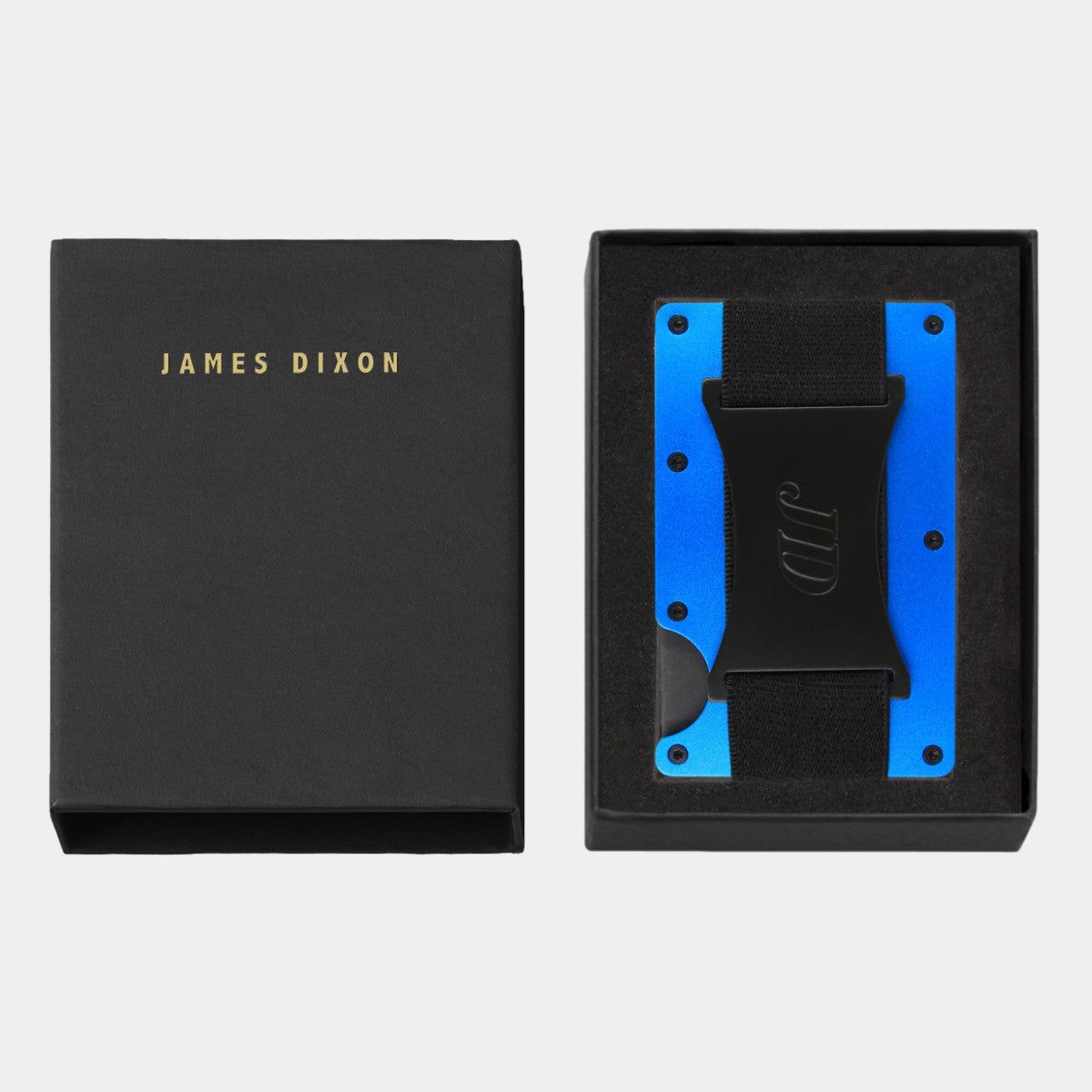 Electric Blue - Aluminium - Cash Strap - Wallet