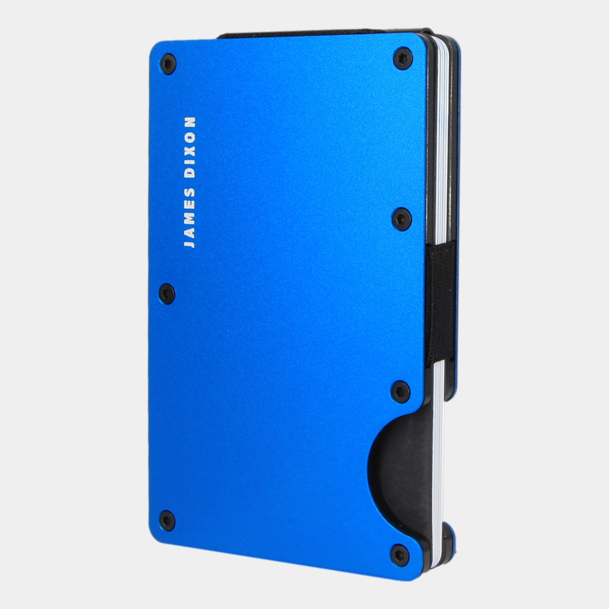 Electric Blue - Aluminium - Money Clip - Wallet