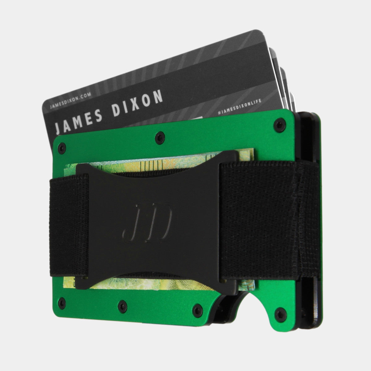 Electric Green - Aluminium - Cash Strap - Wallet