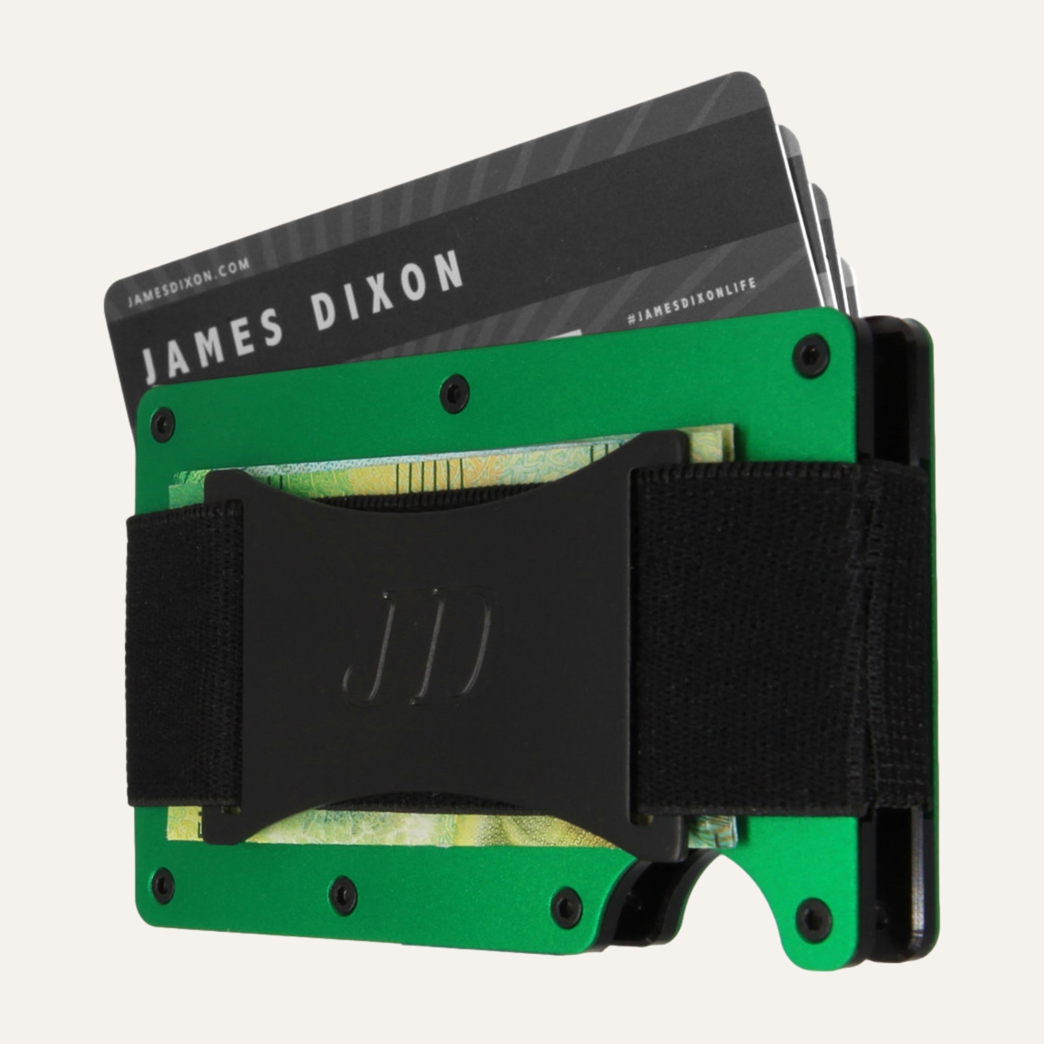 Electric Green - Aluminium - Geldband - Kartenhalter