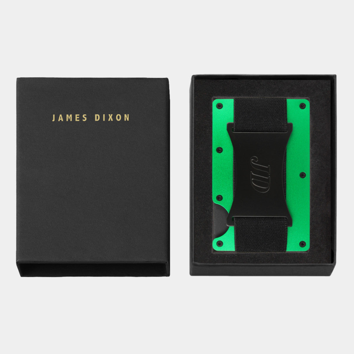 Electric Green - Aluminium - Cash Strap - Wallet