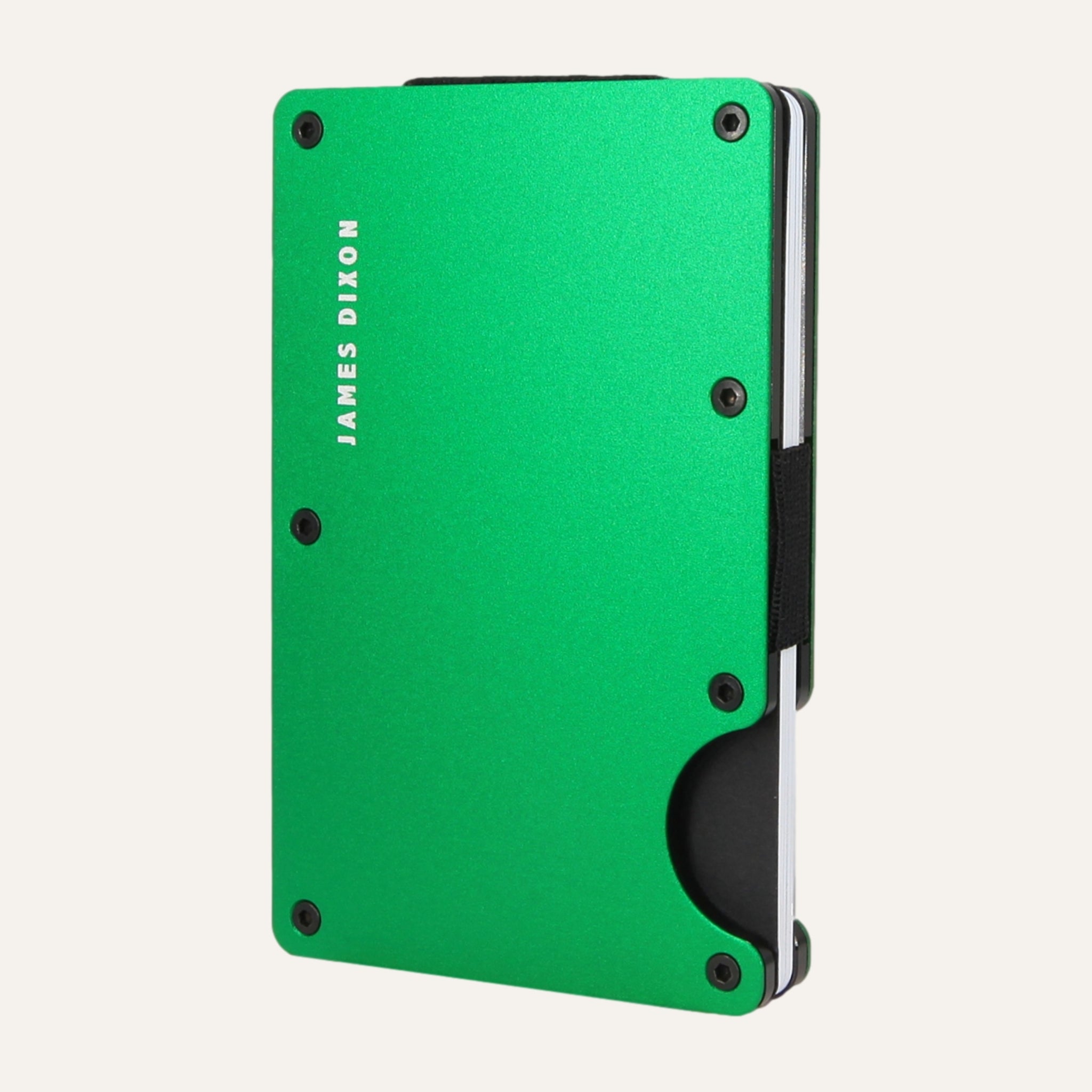Electric Green - Aluminium - Kontanthållare - Korthållare