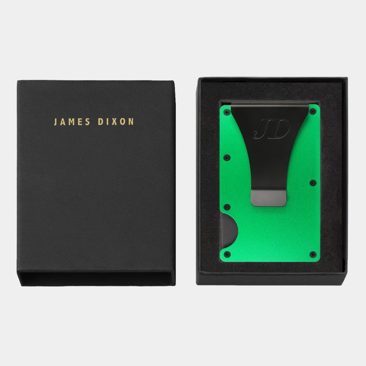 Electric Green - Aluminium - Money Clip - Wallet