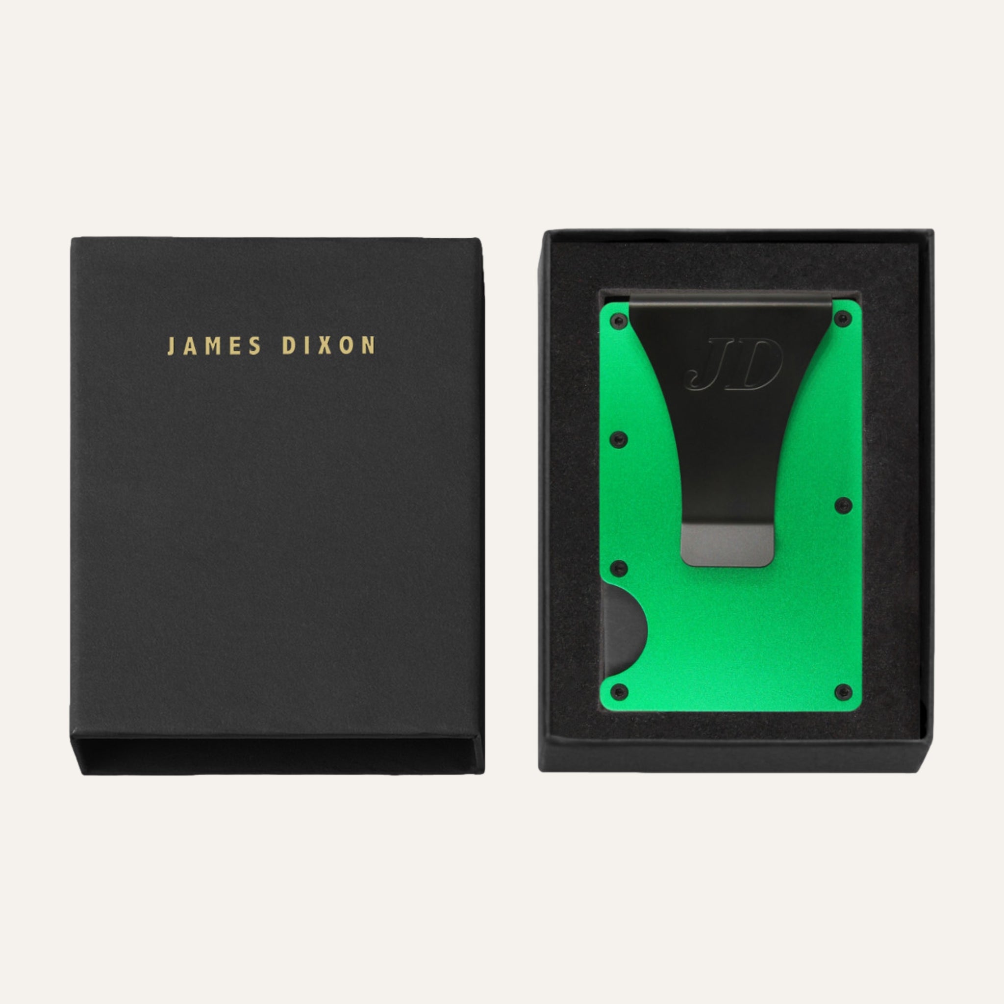 Electric Green - Aluminium - Money Clip - Wallet