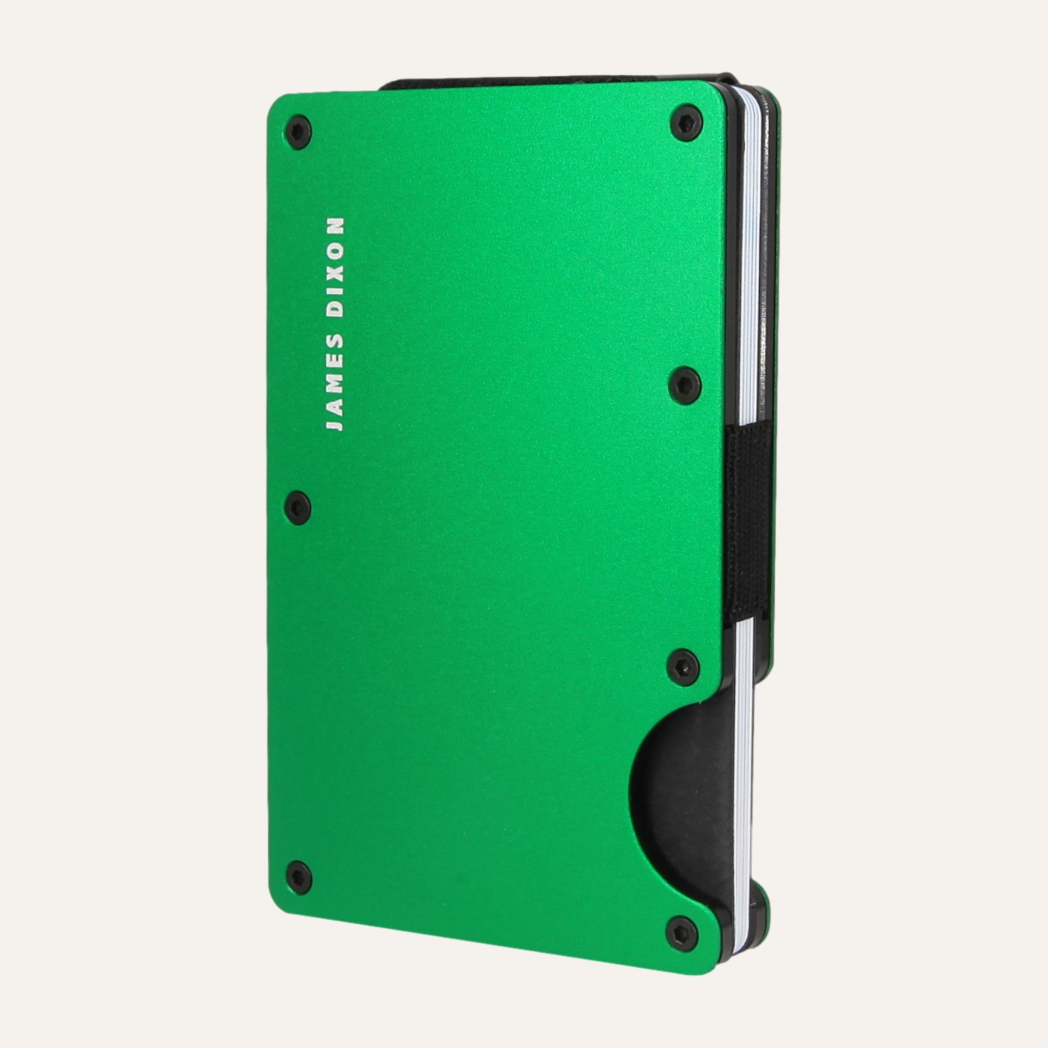 Electric Green - Aluminium - Money Clip - Wallet