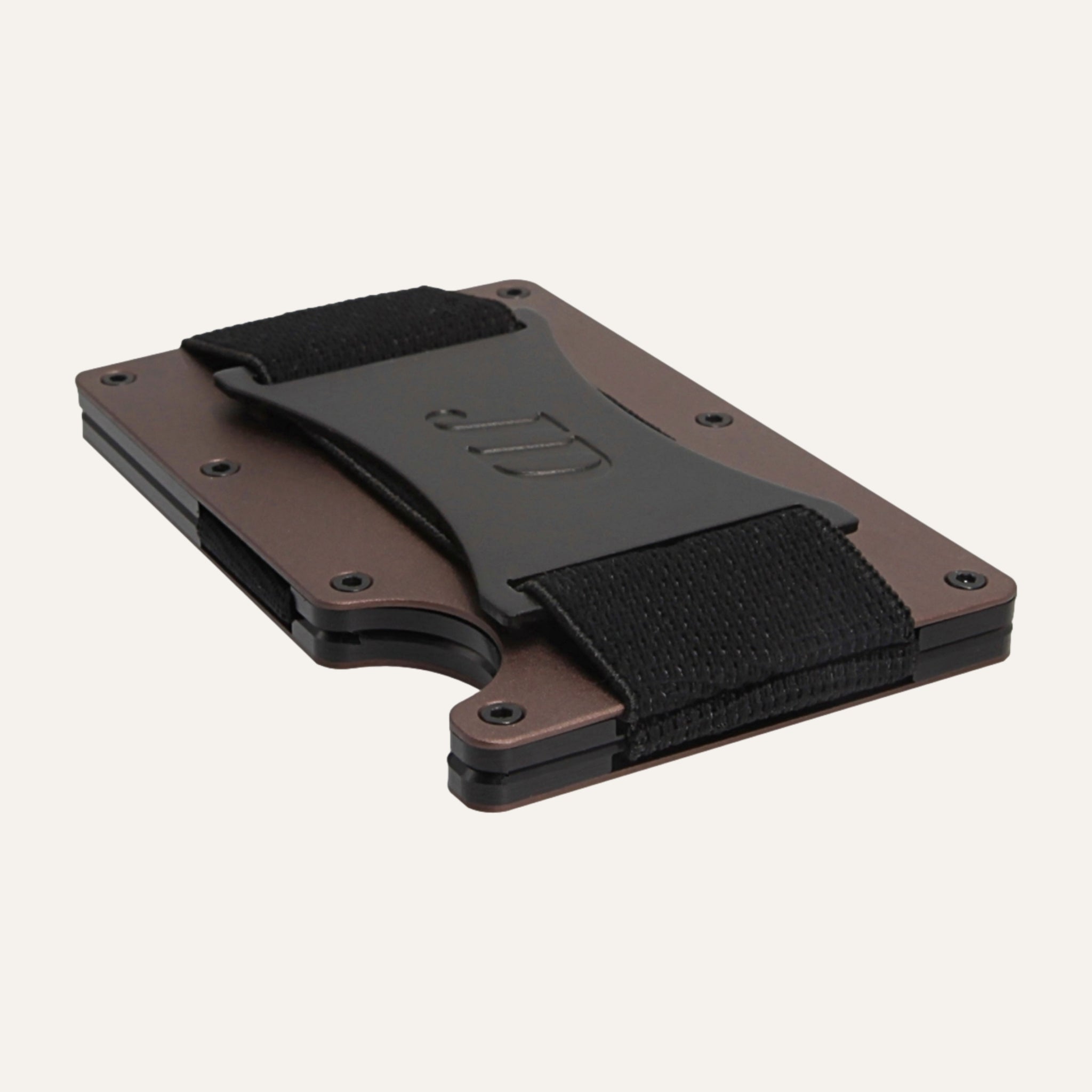 Espresso Brown - Aluminium - Kontanthållare - Korthållare