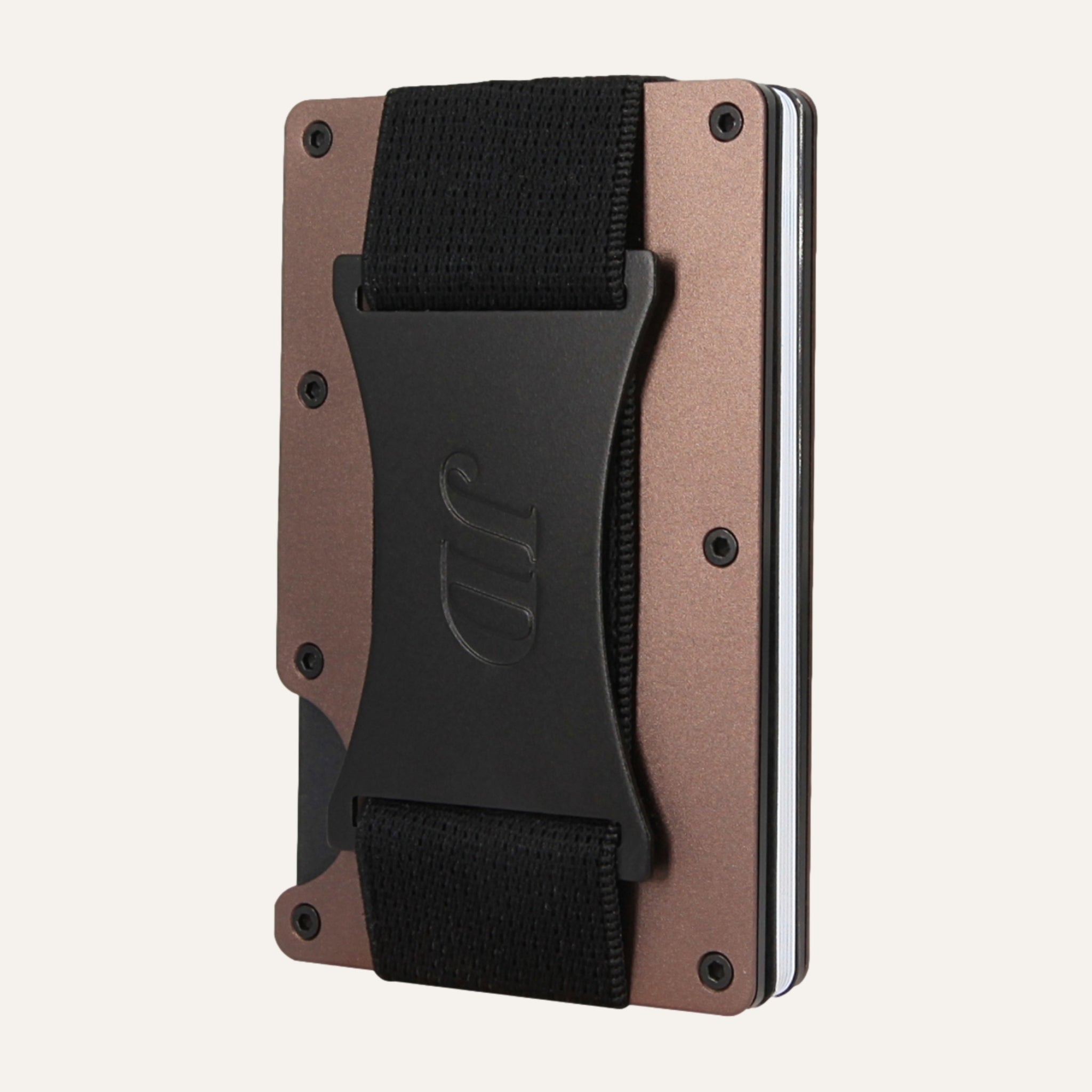 Espresso Brown - Aluminium - Geldband - Kartenhalter