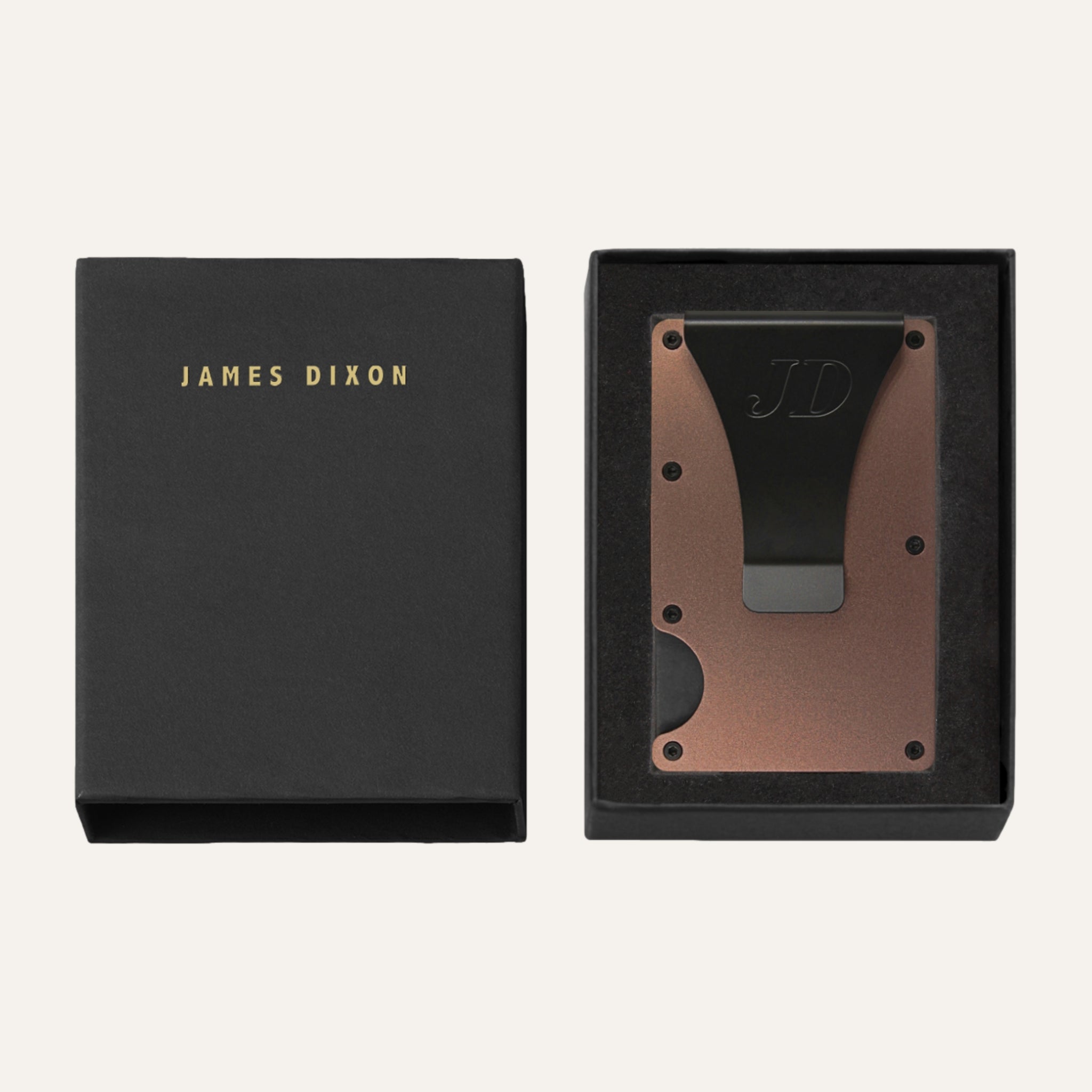 Brown Espresso - Aluminium - Money Clip - Wallet