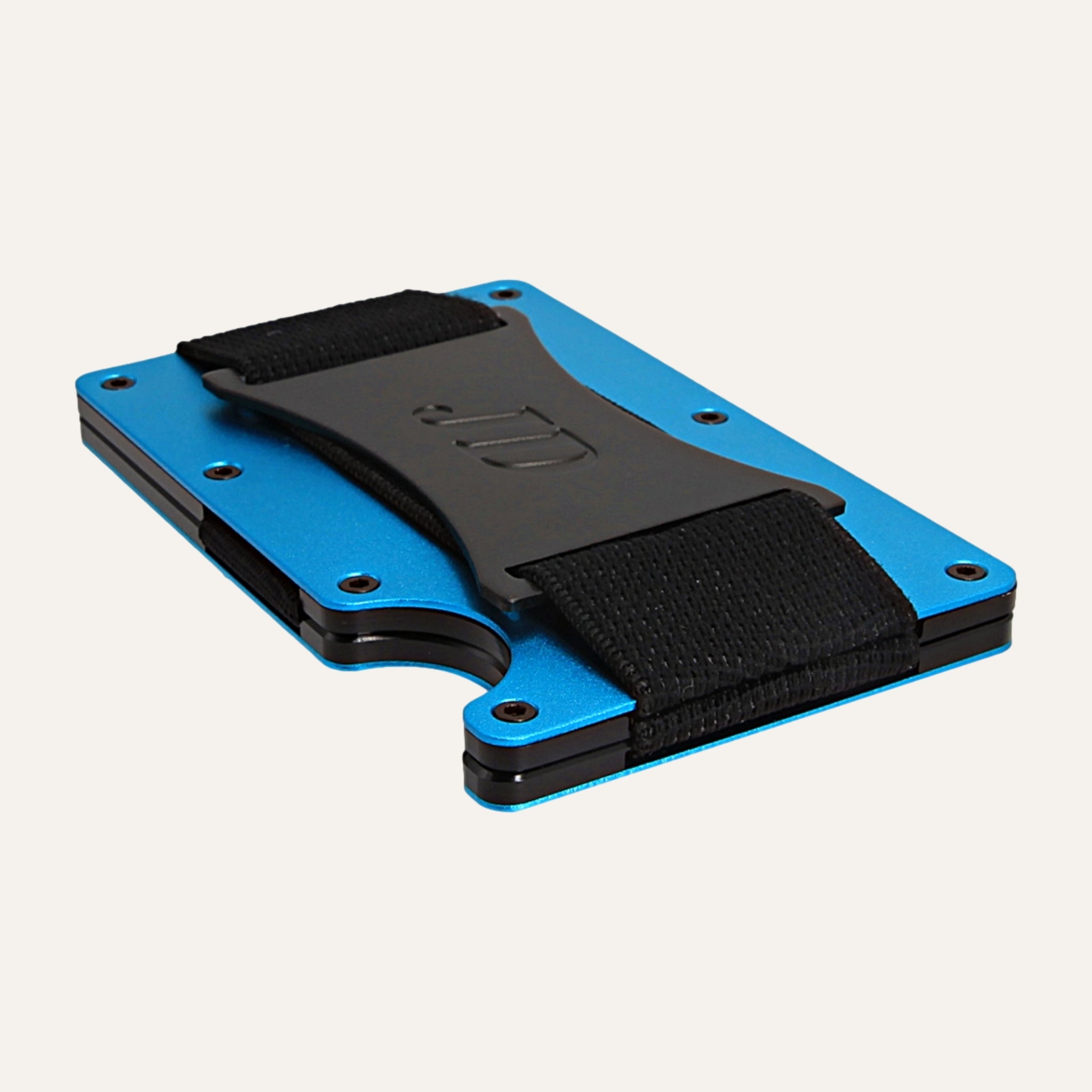 Neon Blue - Aluminium - Kontanthållare - Korthållare
