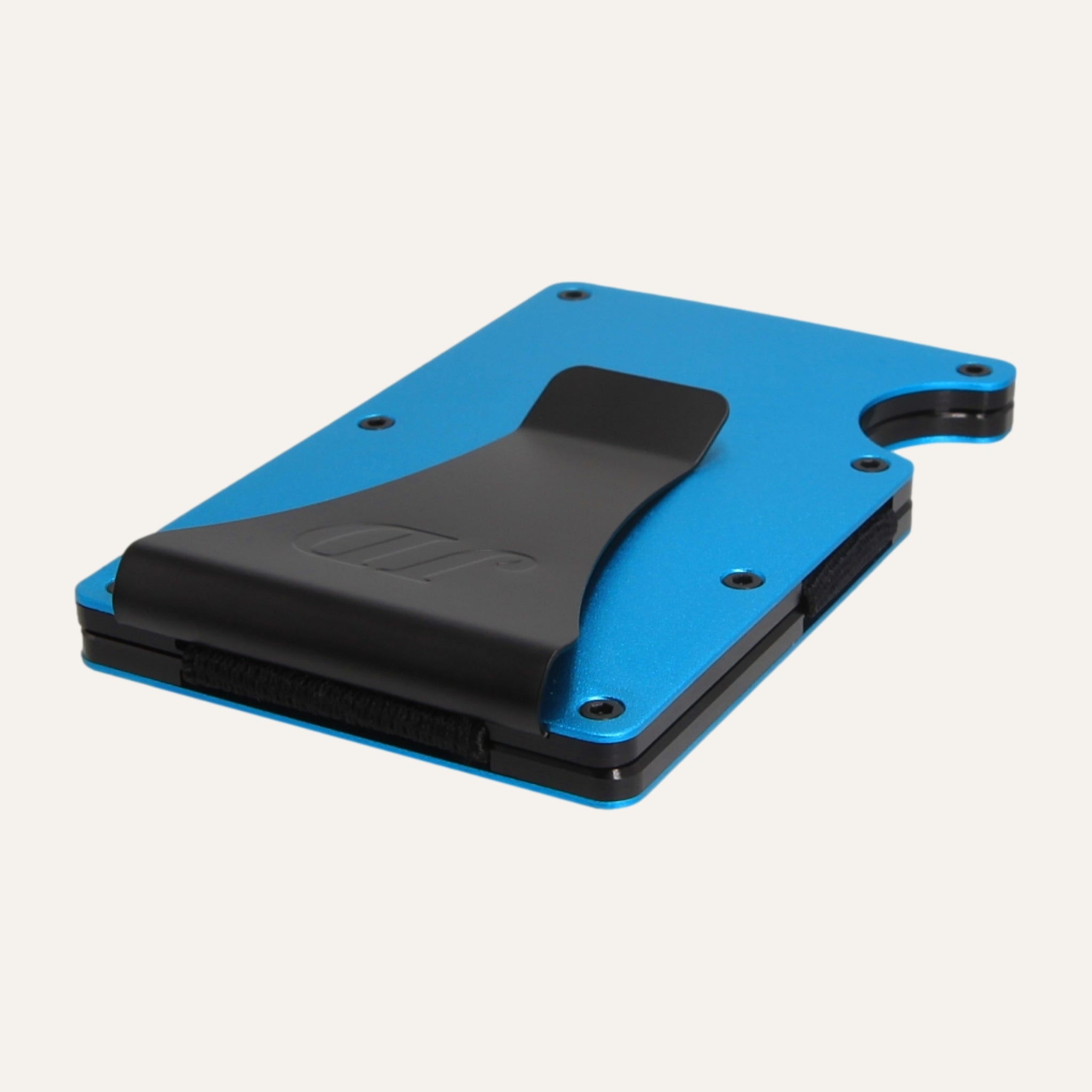 Neon Blue - Aluminium - Money Clip - Wallet