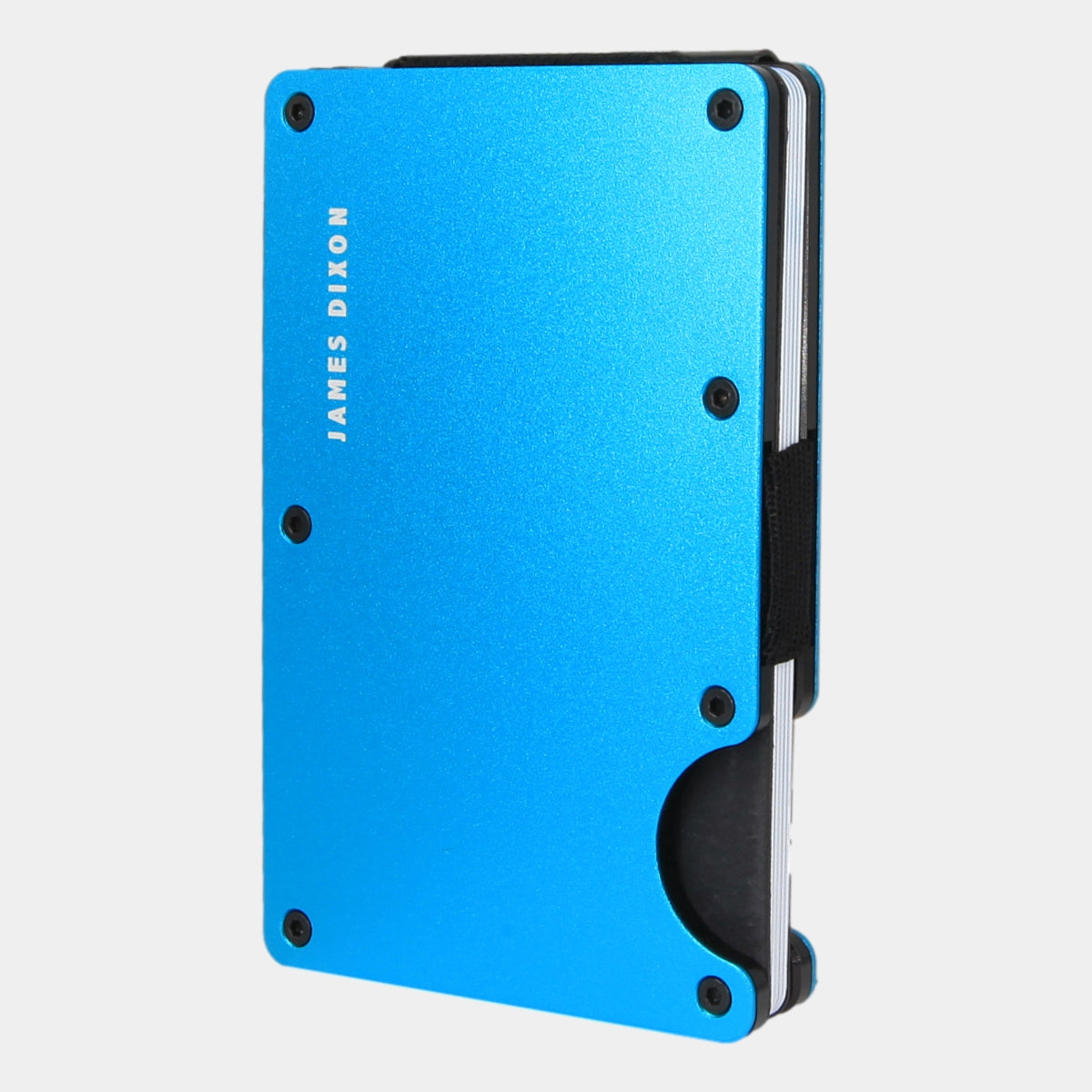 Neon Blue - Aluminium - Money Clip - Wallet