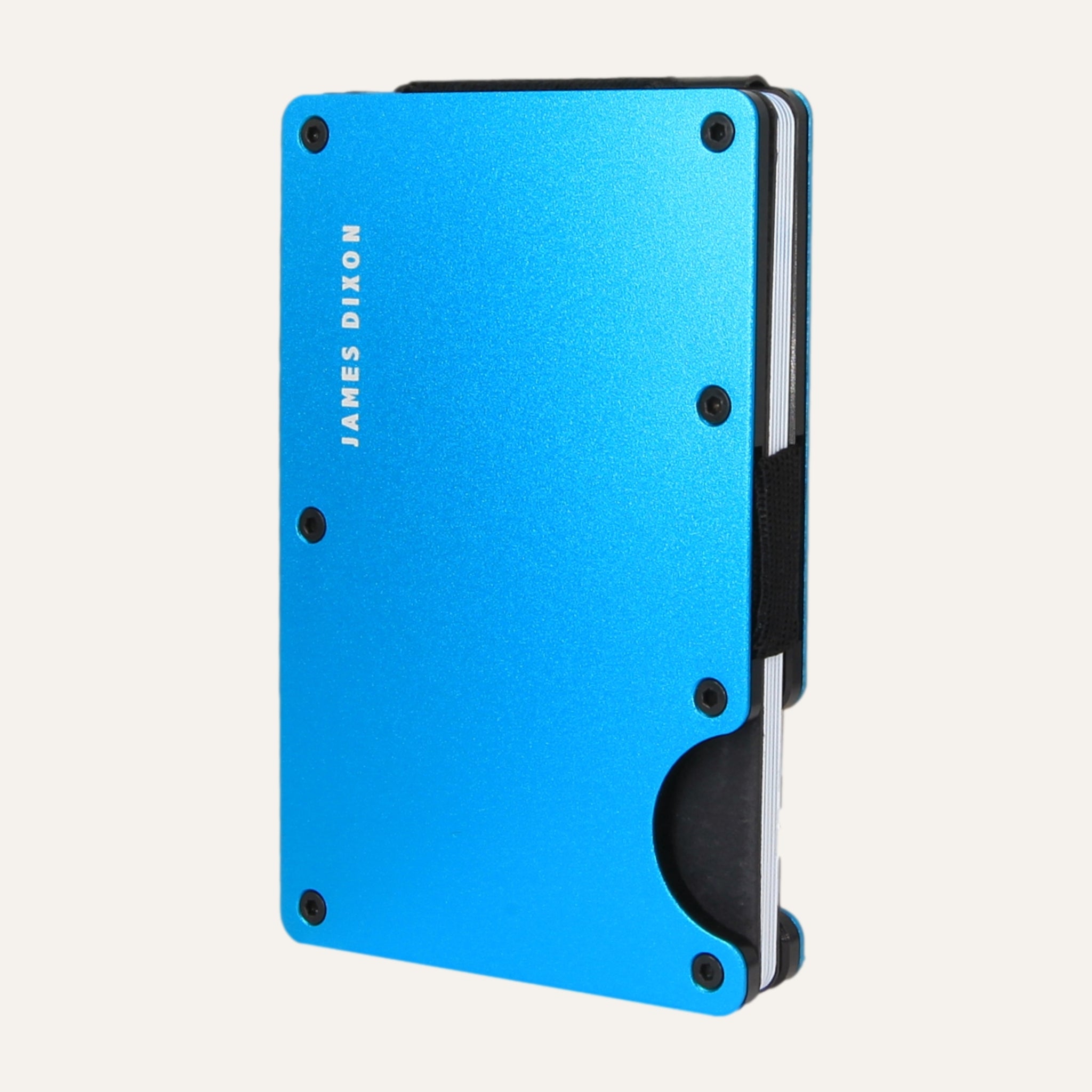 Neon Blue - Aluminium - Money Clip - Wallet