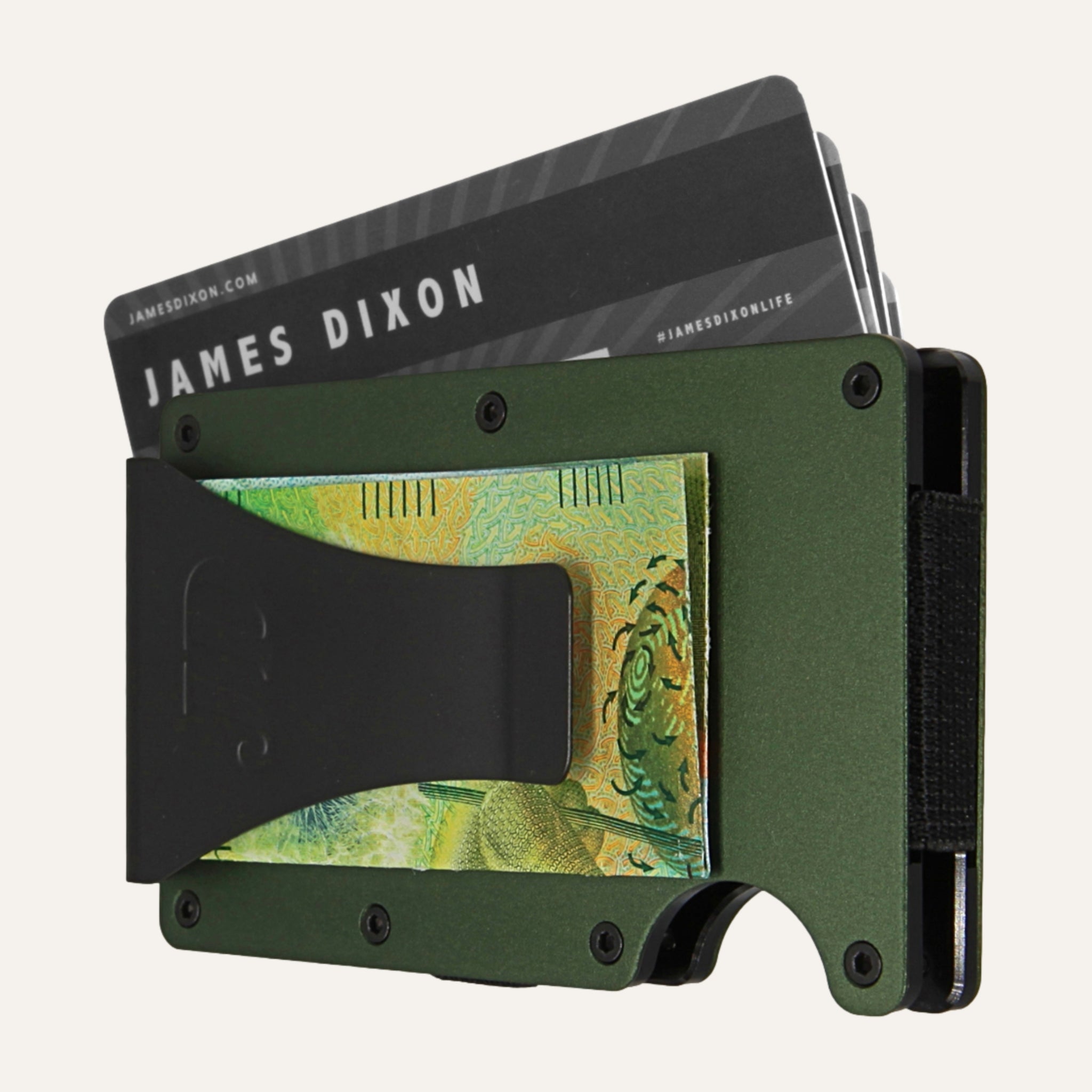 Pine Green - Aluminium - Geldklammer - Kartenhalter