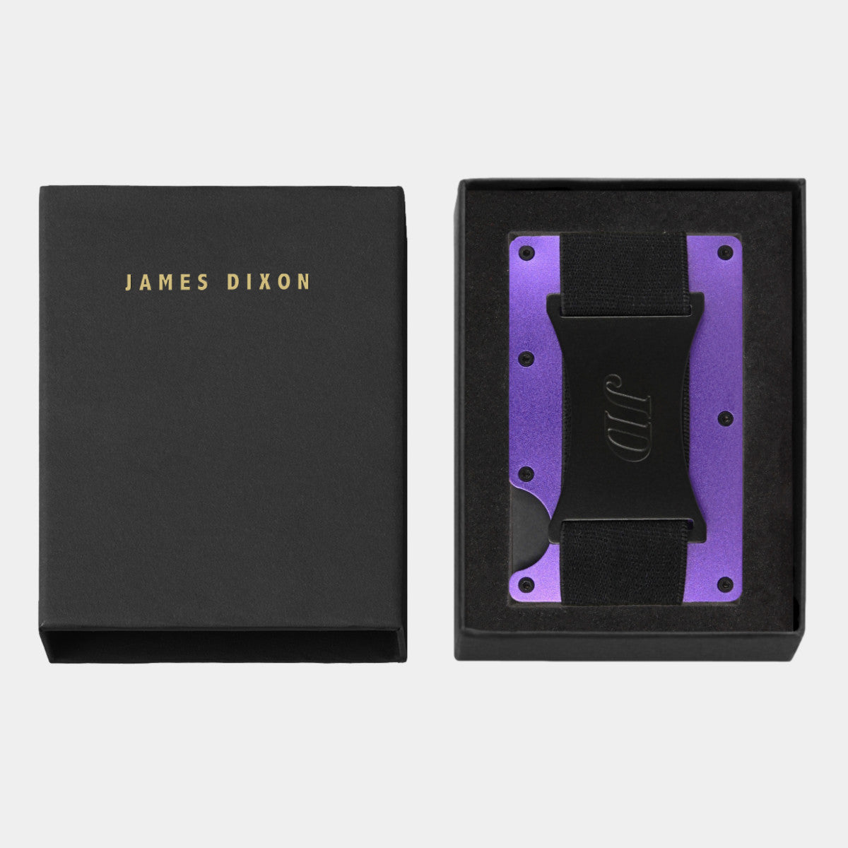 Purple - Aluminium - Cash Strap - Wallet