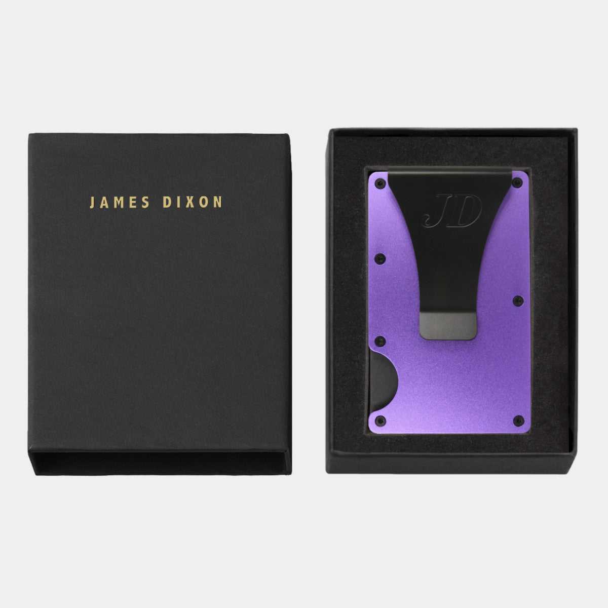 Purple - Aluminium - Money Clip - Wallet