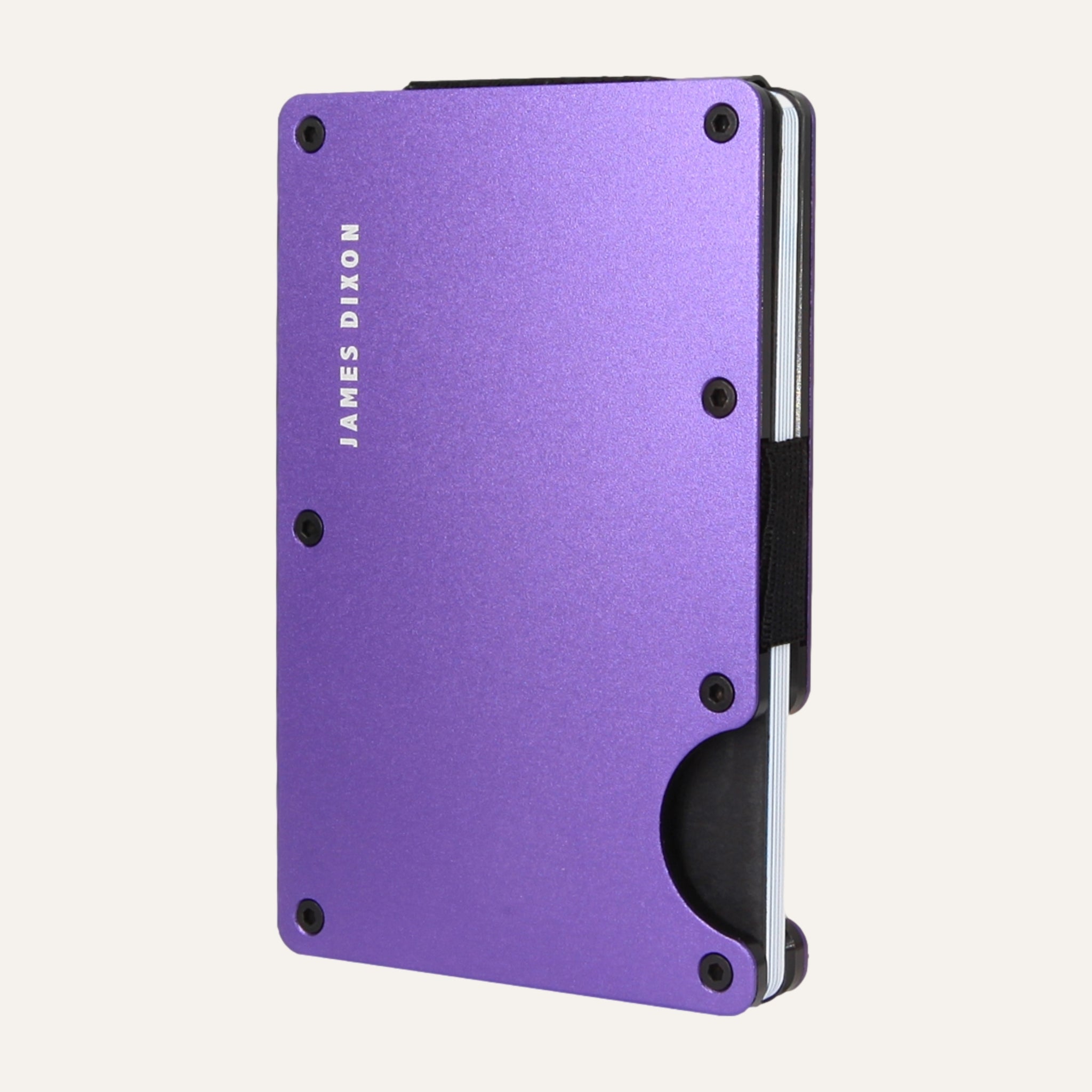 Purple - Aluminium - Money Clip - Wallet