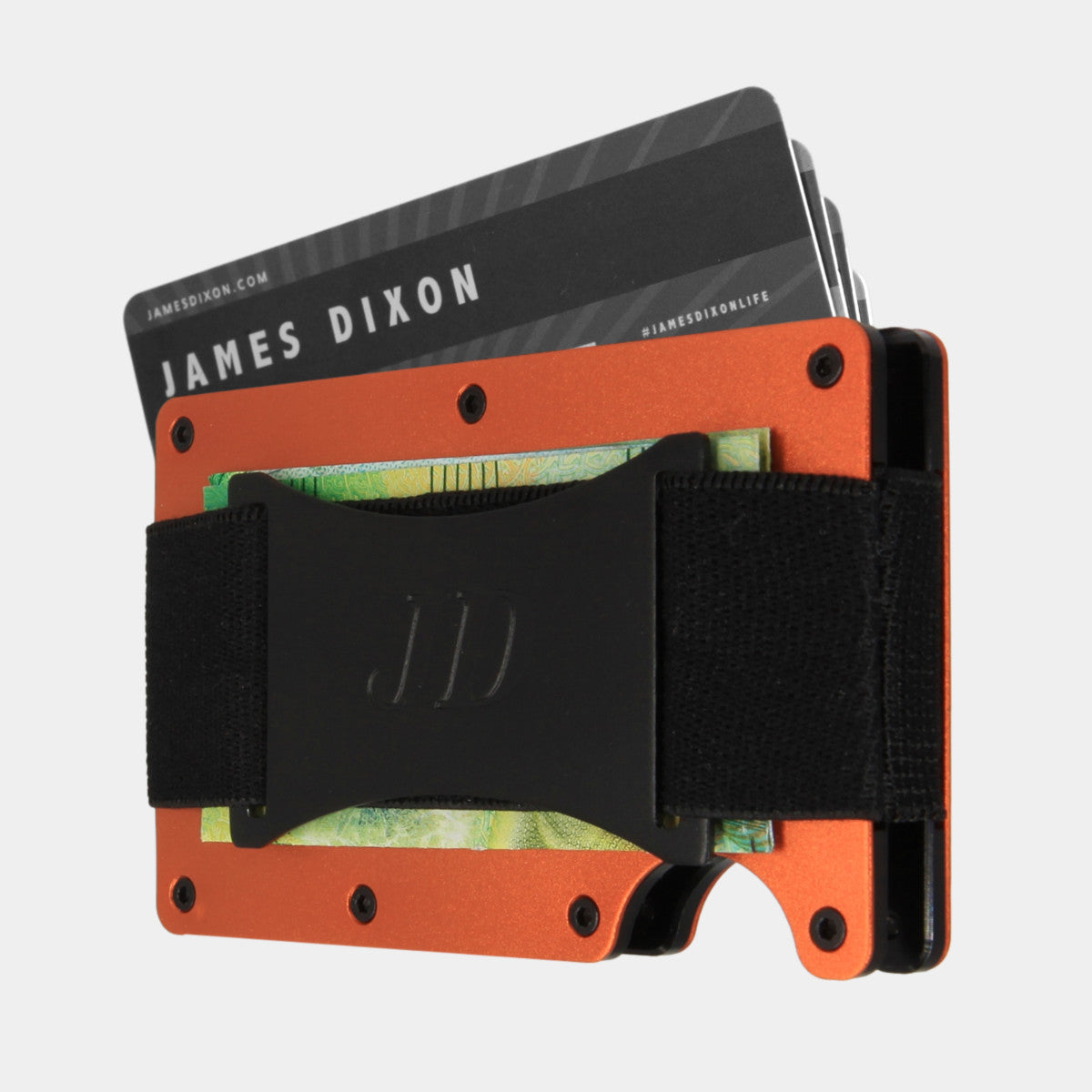 Orange Tangerine - Aluminium - Cash Strap - Wallet